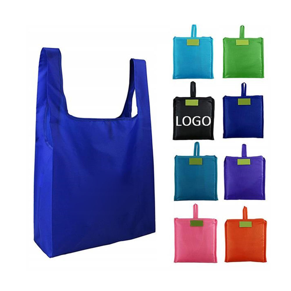 Folding Vest Shopping Bag, custom tote bag with logo imprint 5