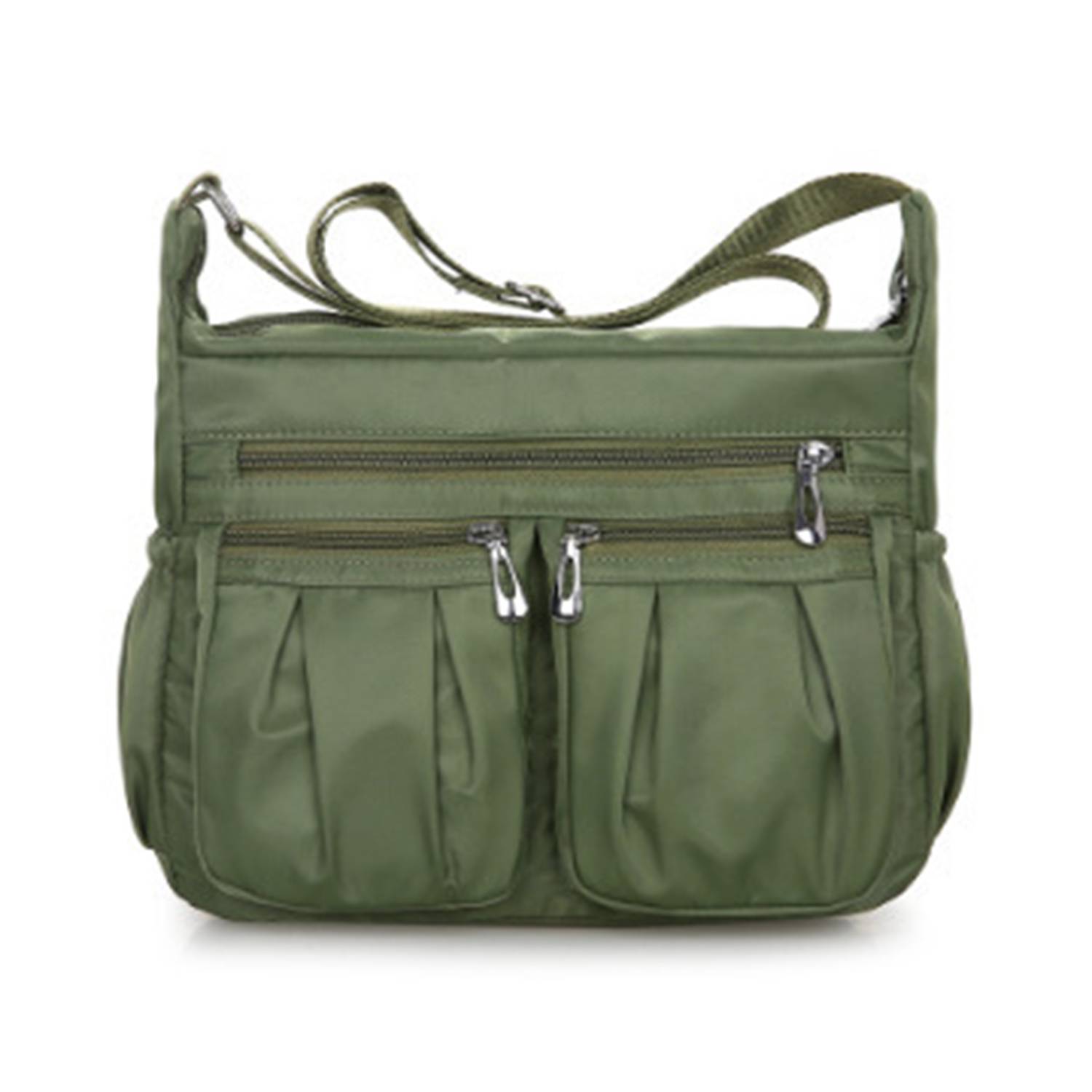 Oxford Cloth Crossbody Bag Multi-compartment Lightweight 5