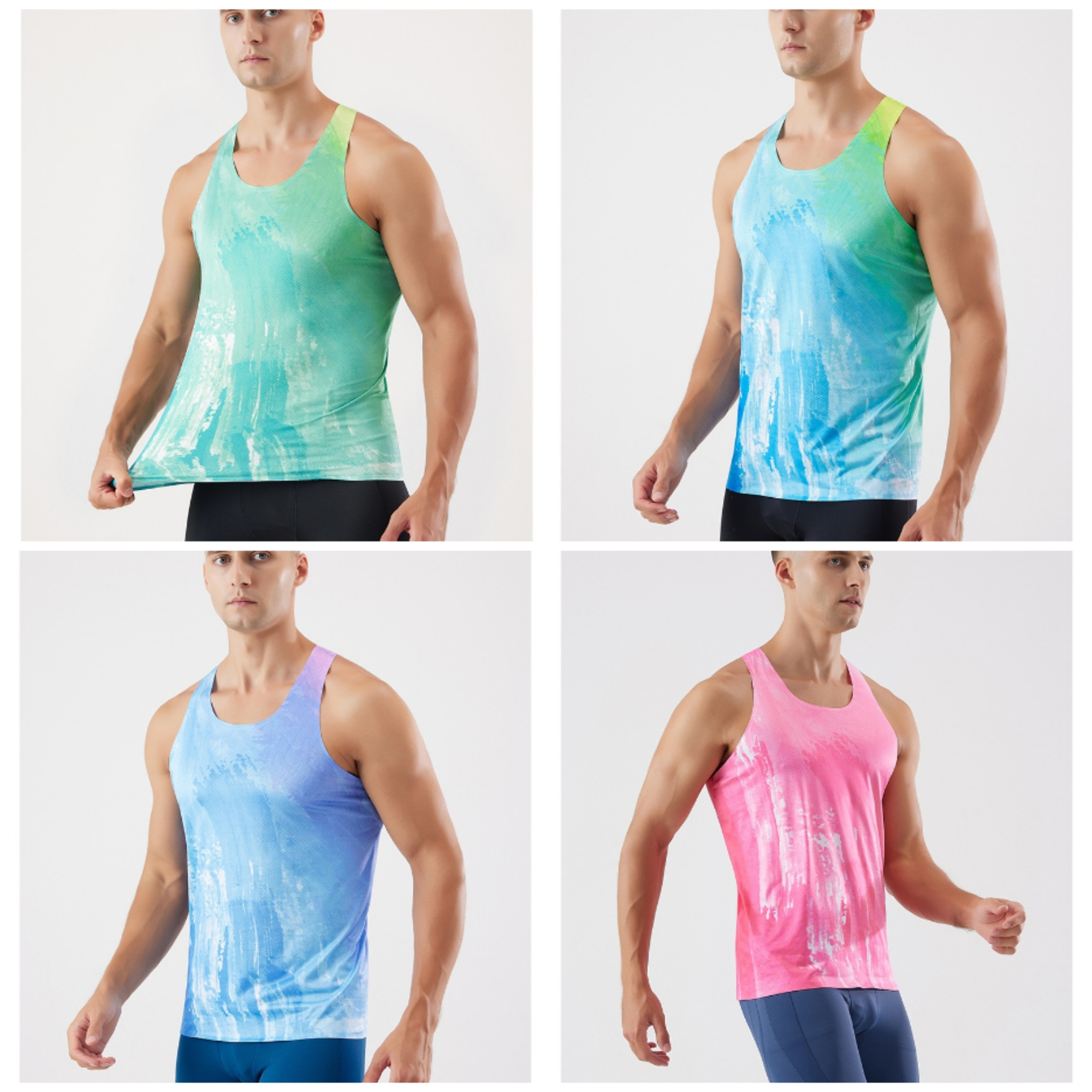 Men's seamless Tank Top 2