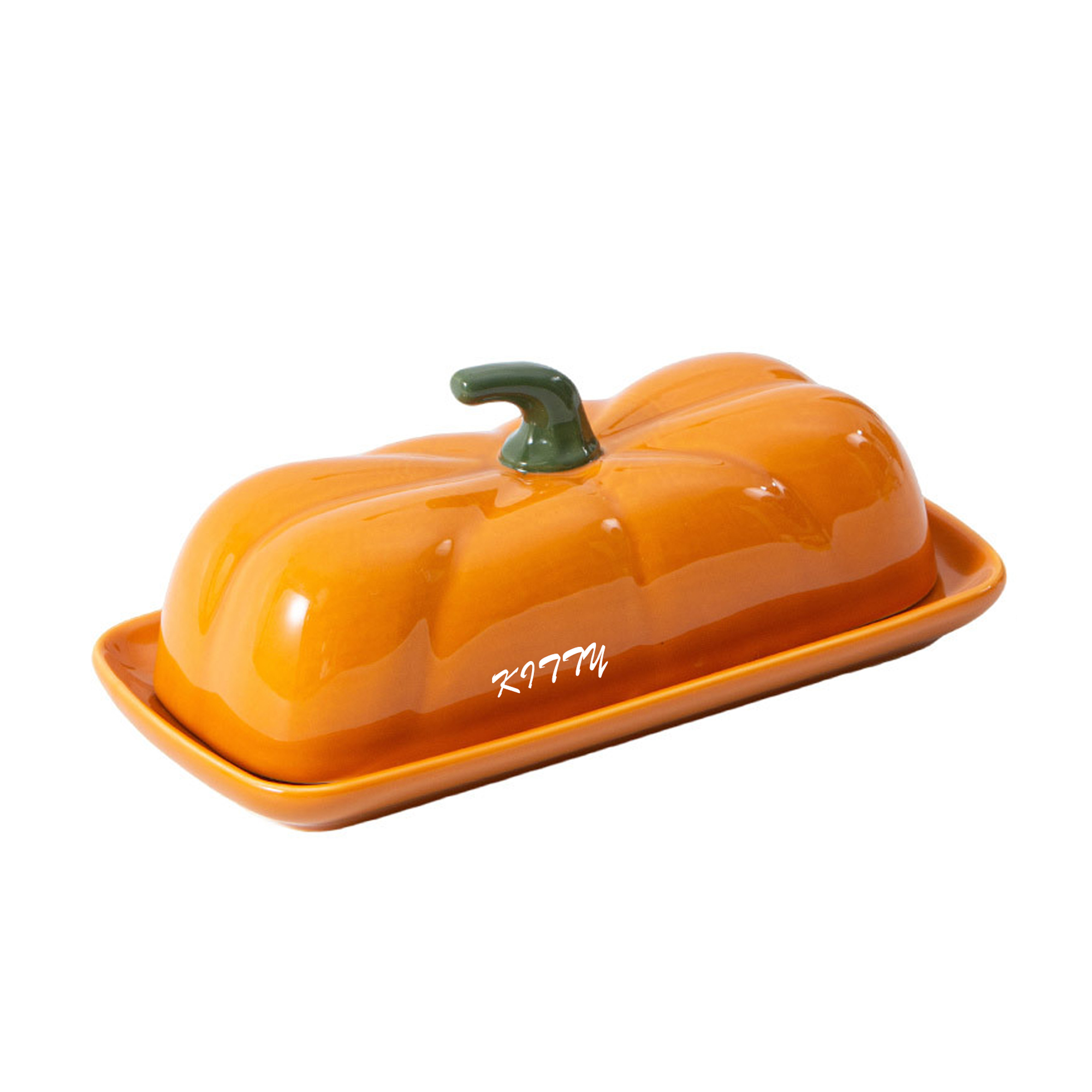 Halloween Creative Pumpkin Butter Dish 6
