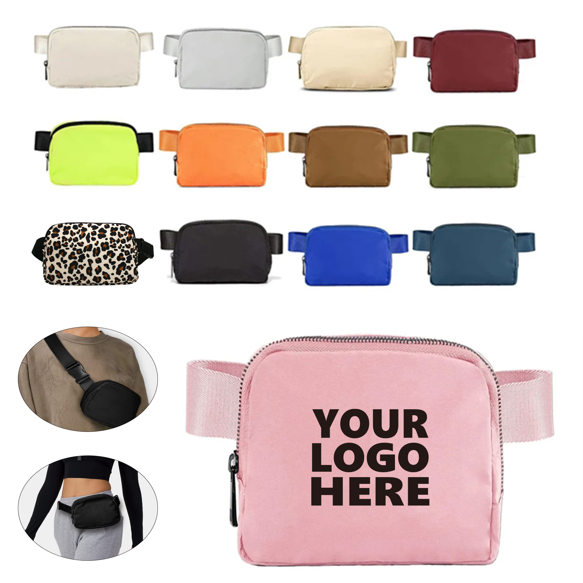 Unisex Dual-Way Belt Bag 2