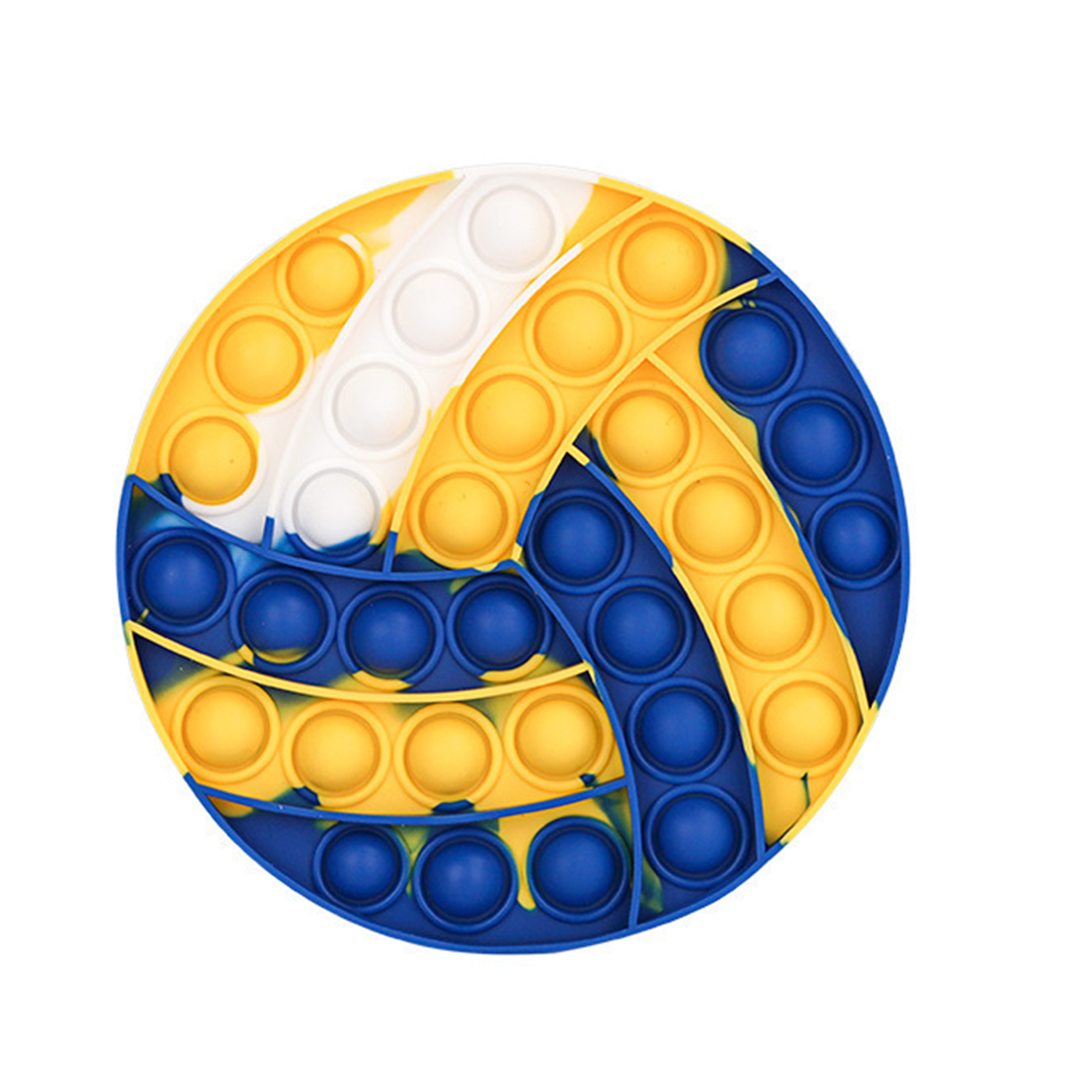 Silicone Volleyball Shaped Push Pop Bubble Toy 3
