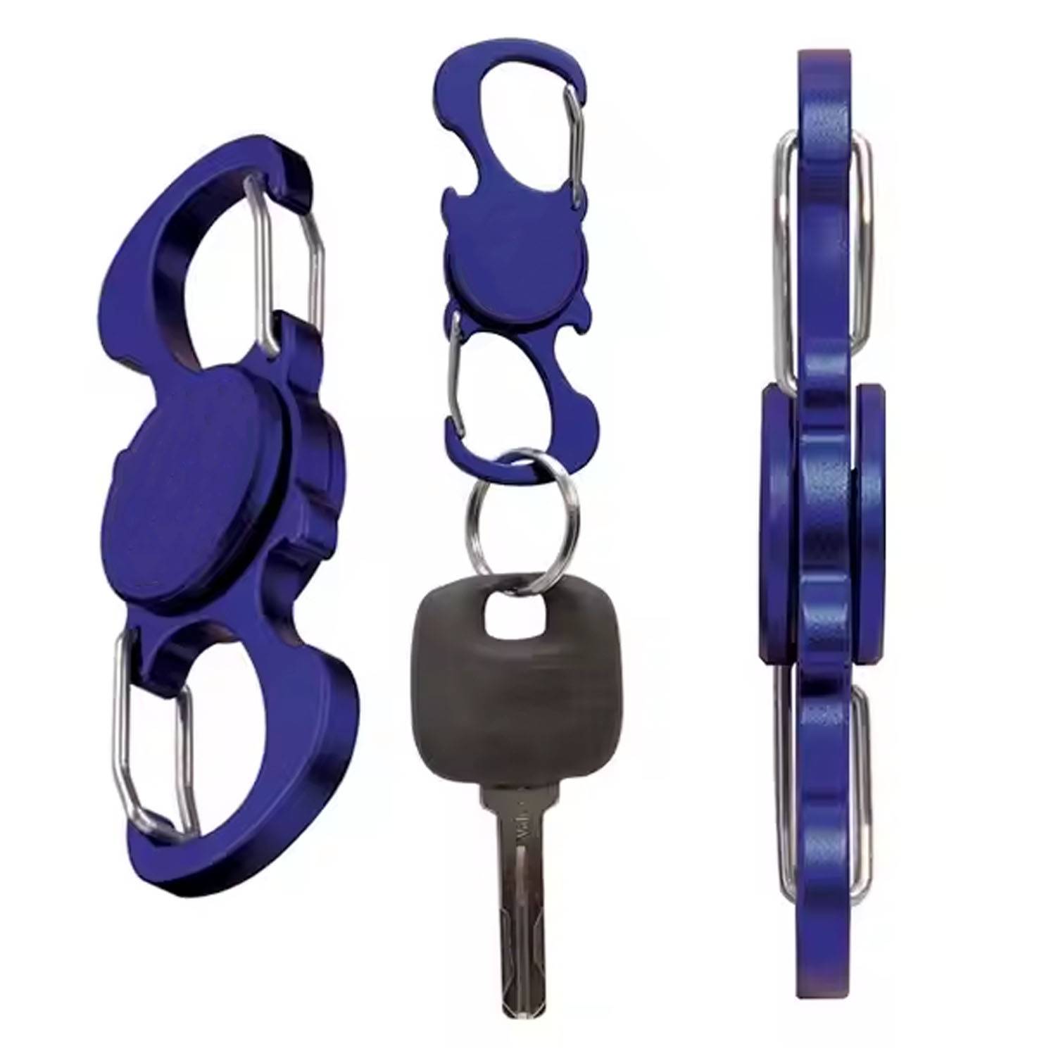 Stainless Steel Fidget Spinner Bottle Opener Keychain 4