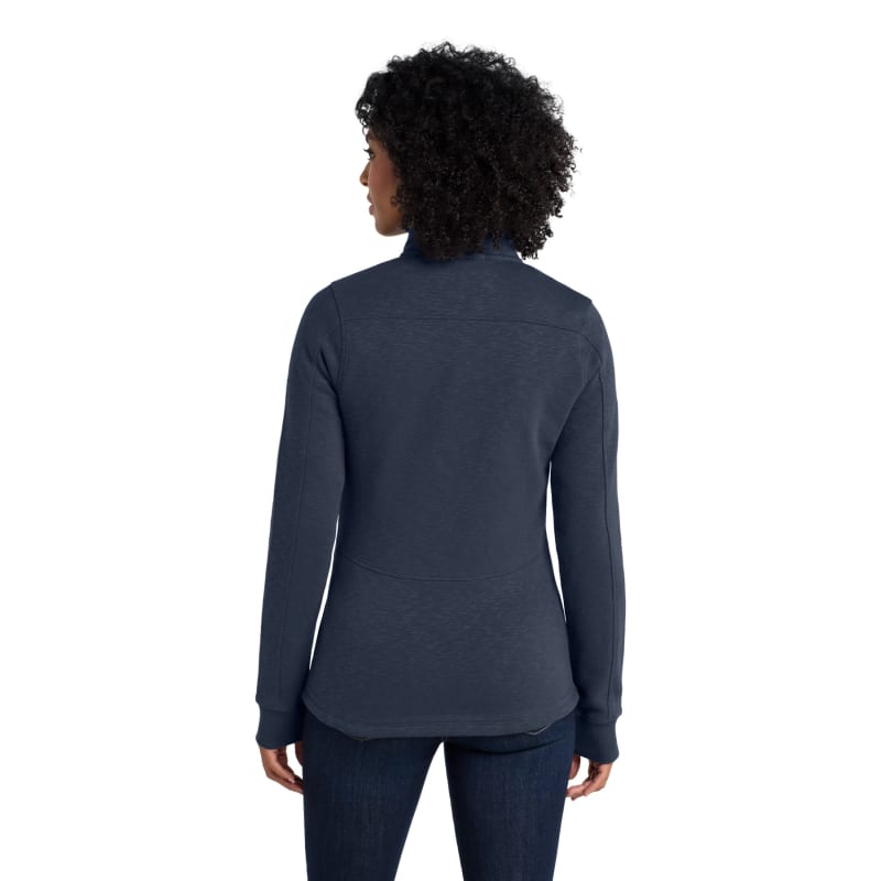 Port Authority Women's Slub Fleece Full-Zip Jacket. 9
