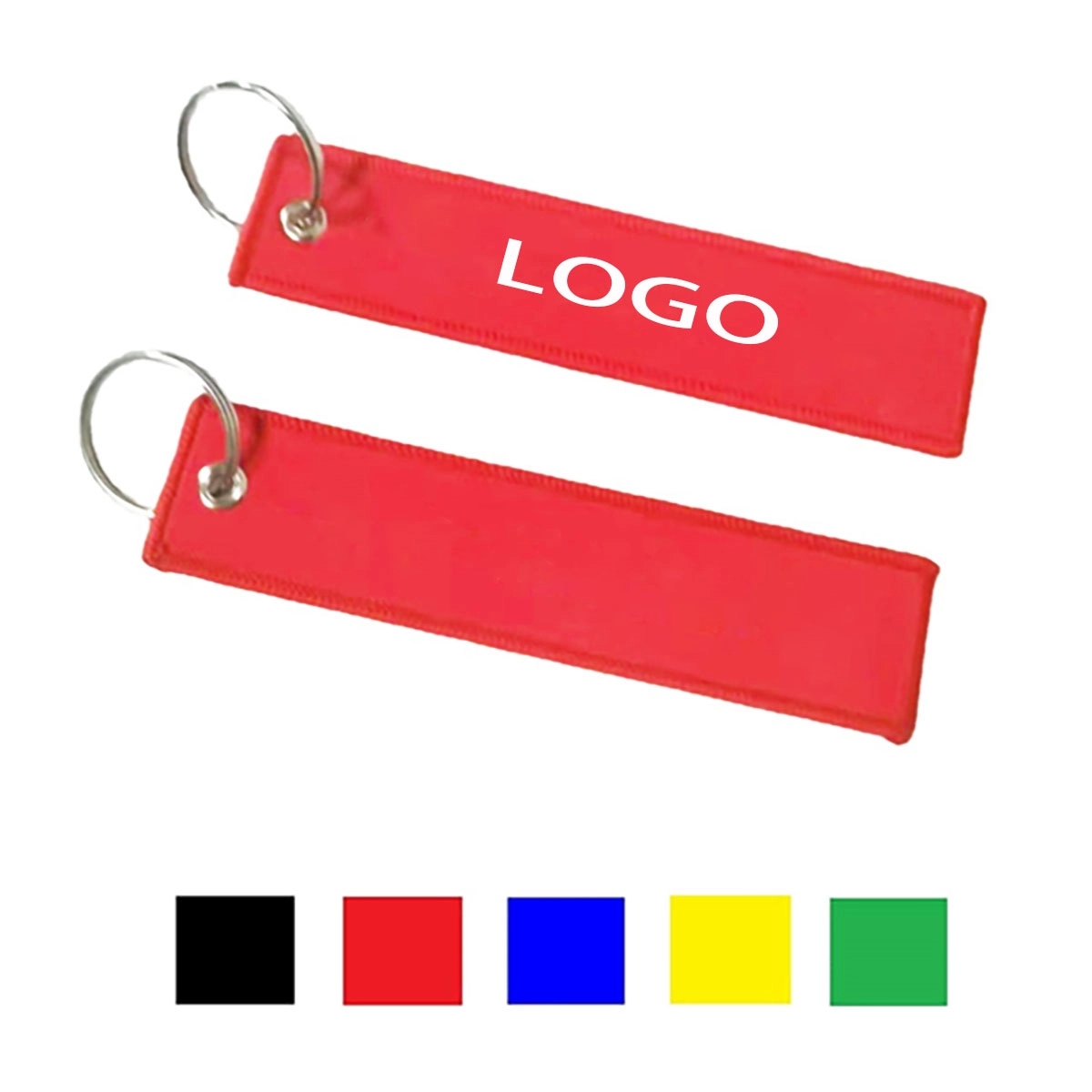 Custom Embroidery Keychain Key Ring 3