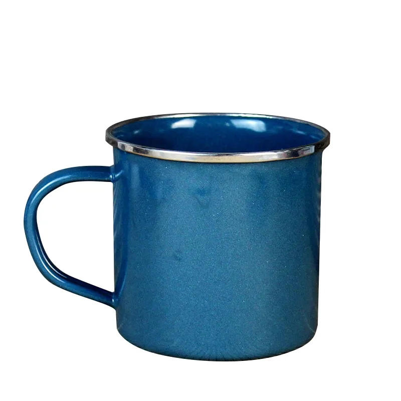 Silver Rim Enamel Mug 3