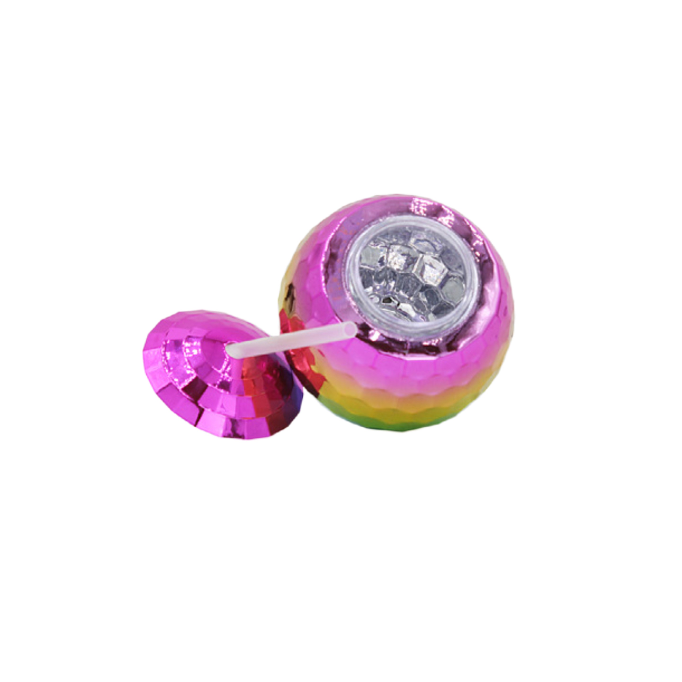 20oz Disco Ball Cup with Lid and Straw (direct import) 5