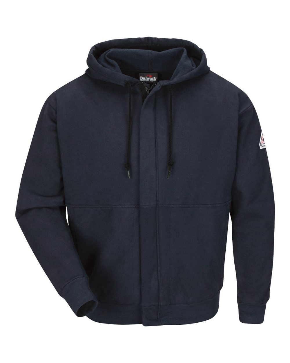 Men's Zip-Front Hooded Sweatshirt - SEH4 7