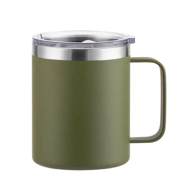 12Oz Stainless Coffee Tumbler Mug Cup With Leak-Proof Lid 1
