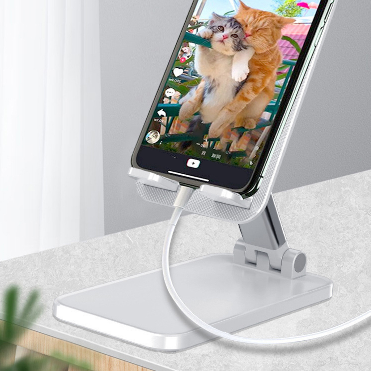 Adjustable Foldable Phone Stand for Desk Use Holder 5