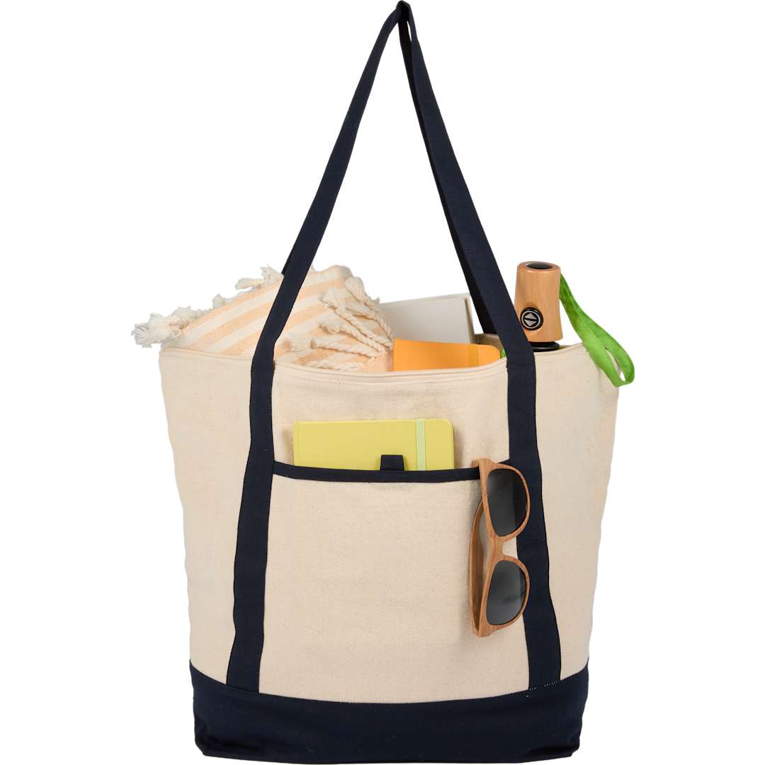 Isle 8oz Organic Cotton Zippered Tote 51