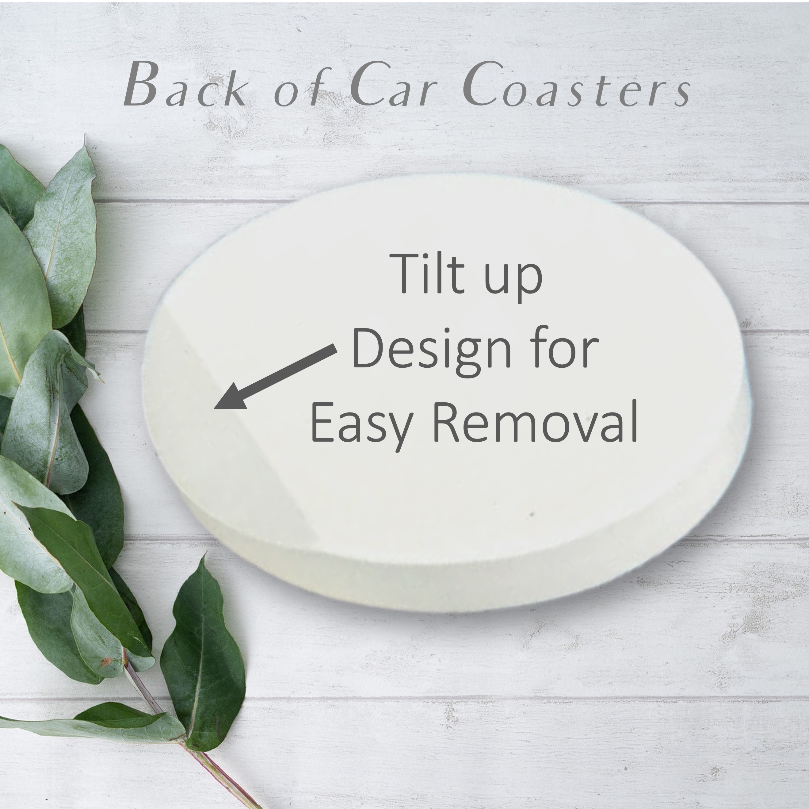 Absorbent Stone Car Coaster (2.5" Diameter) 6