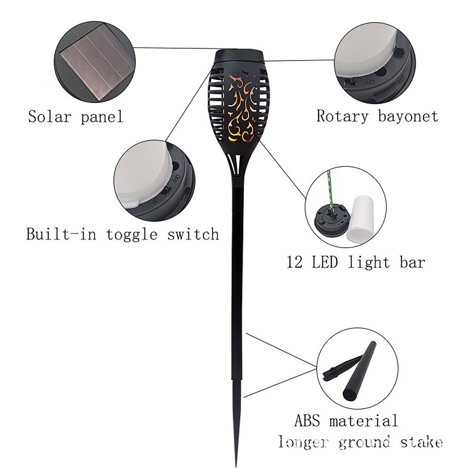 Solar Dancing Flame Lamp 6