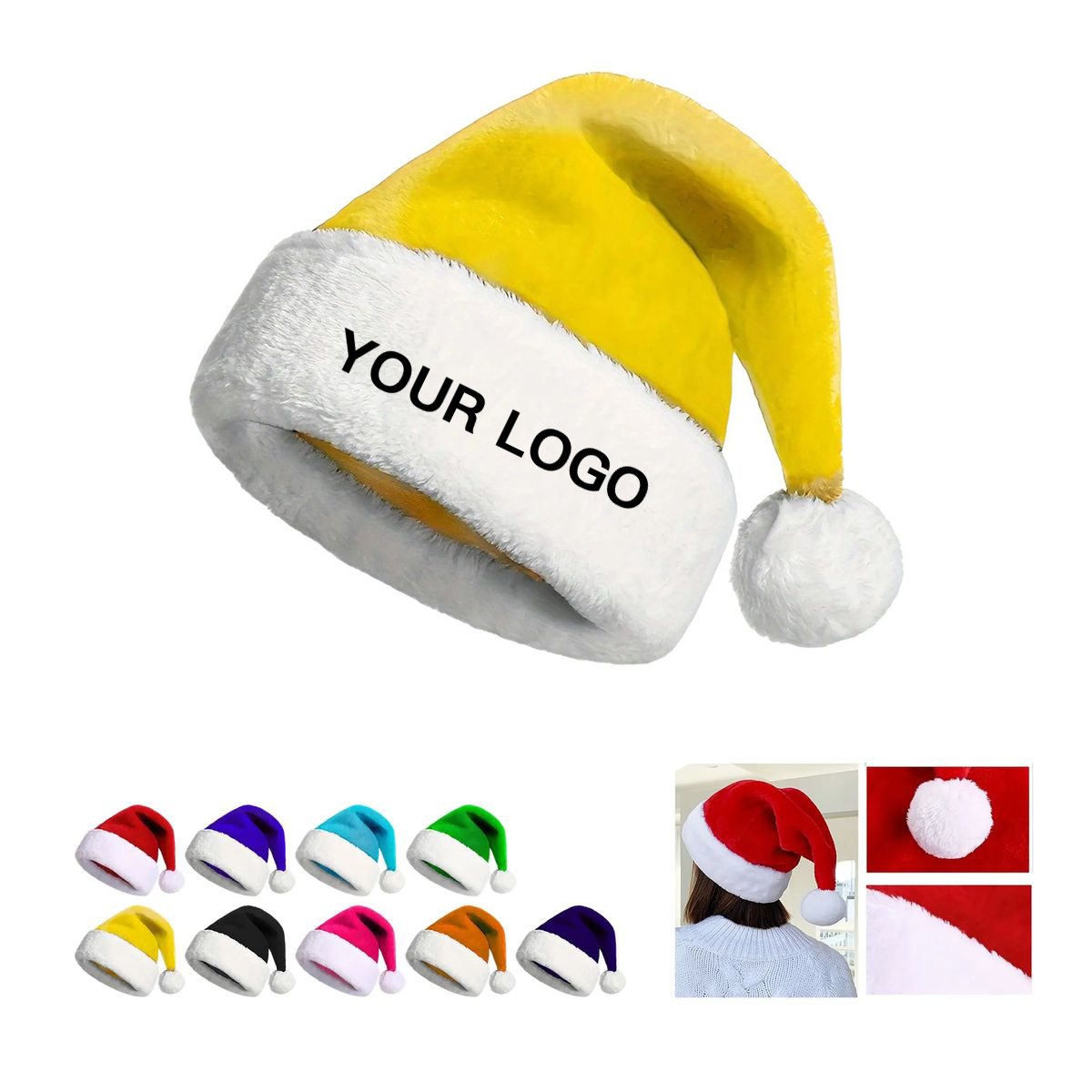 Classic Holiday Hat with Custom Logo 16