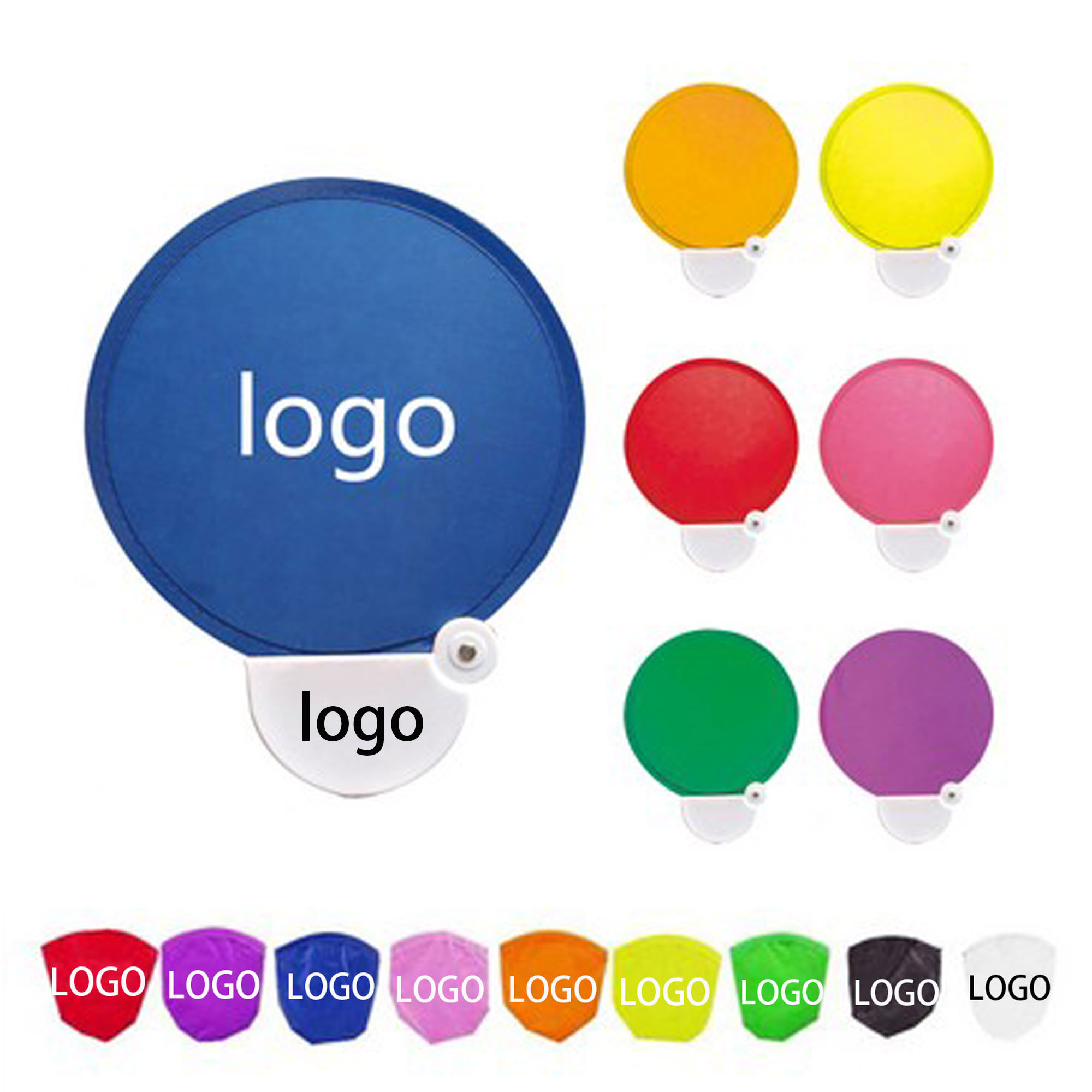 Promotional Foldable Fan W/ Pouch 2