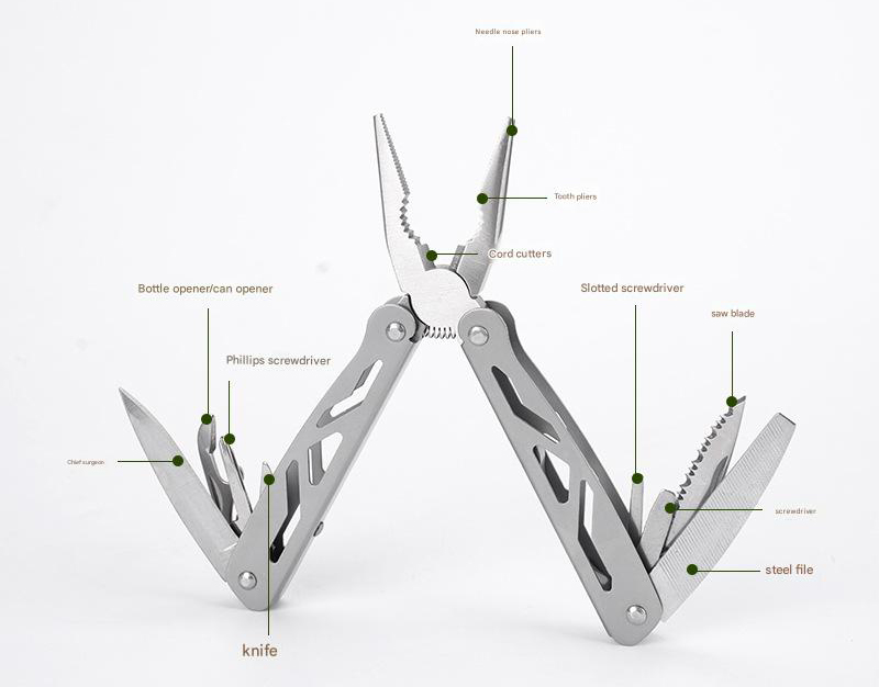 9 in 1 Outdoor Multi-function Pliers 2