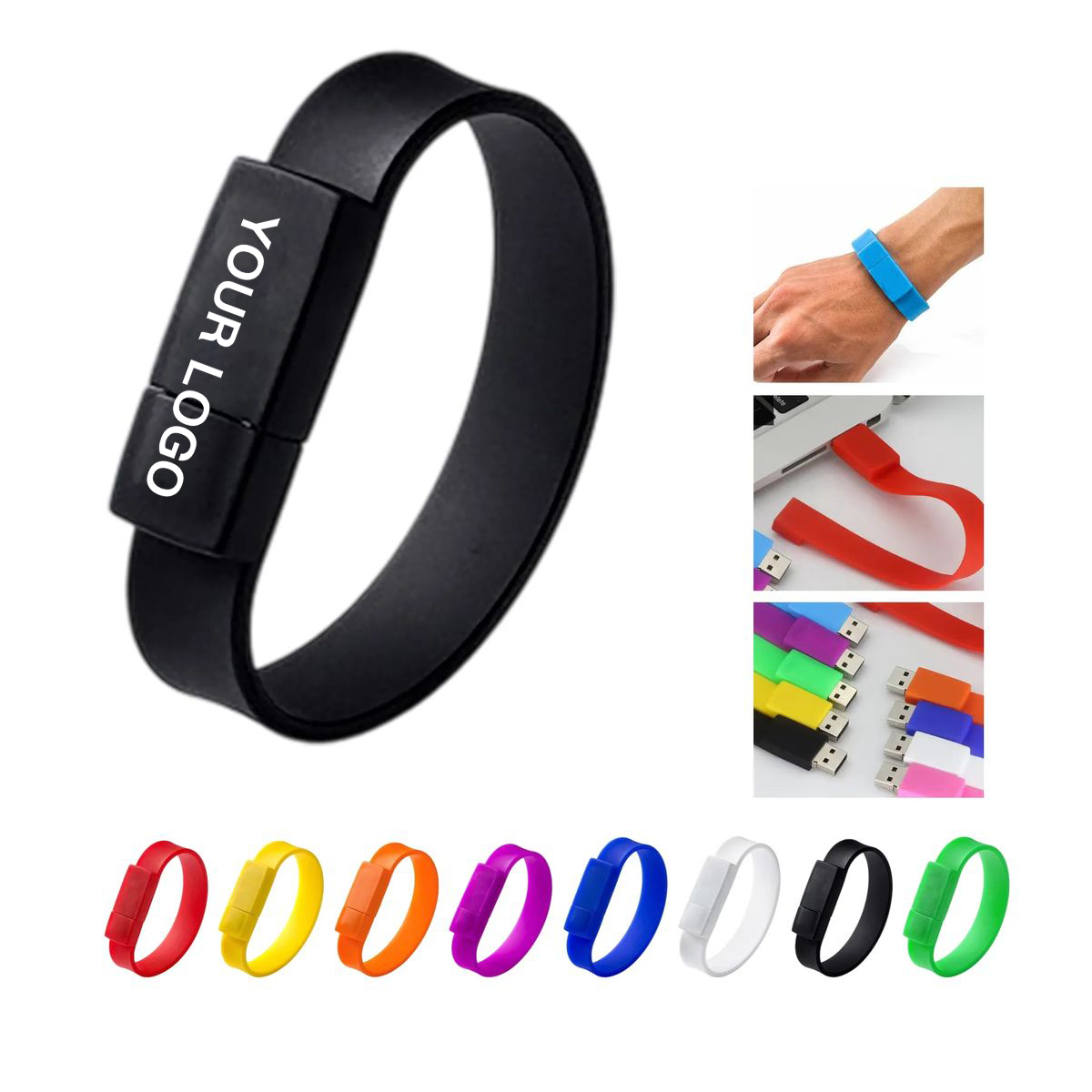 Silicone USB Wristband Drive for Everyday File Transfer 7