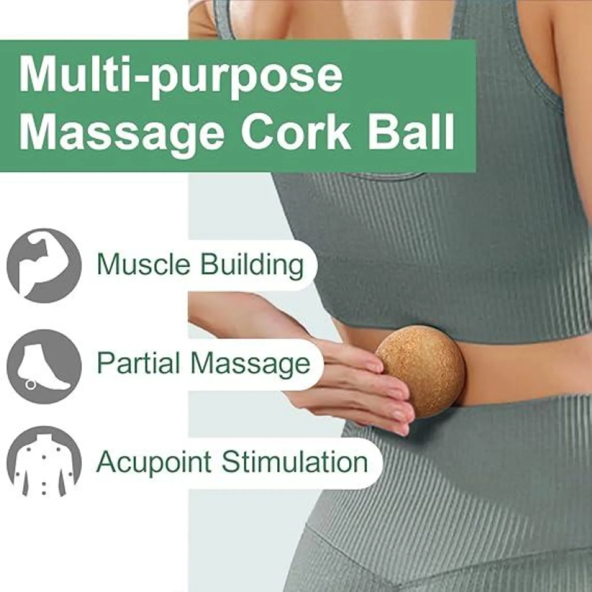 Cork Yoga Massage Ball 2