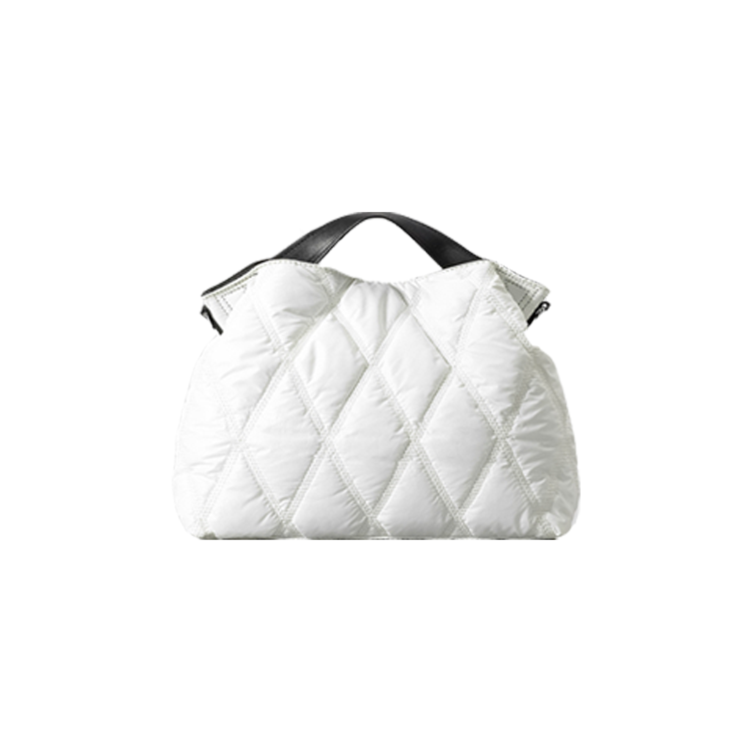 Simple Solid Color Down-Filled Tote Cotton Handbag, custom tote bag with logo imprint 3