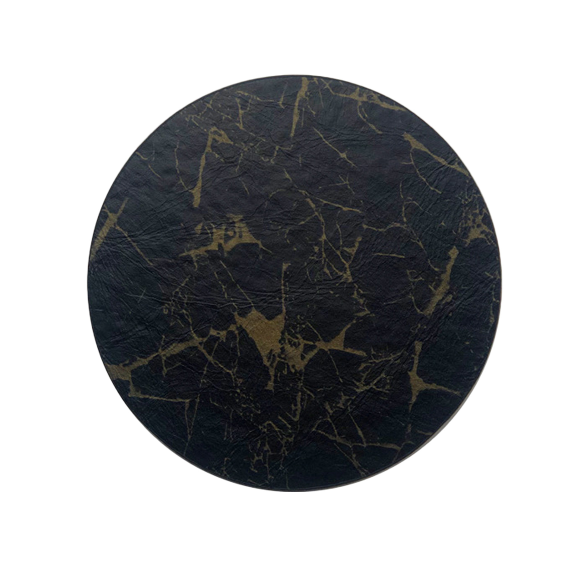 Multi-Color Customized Round PU Leather Coaster 4