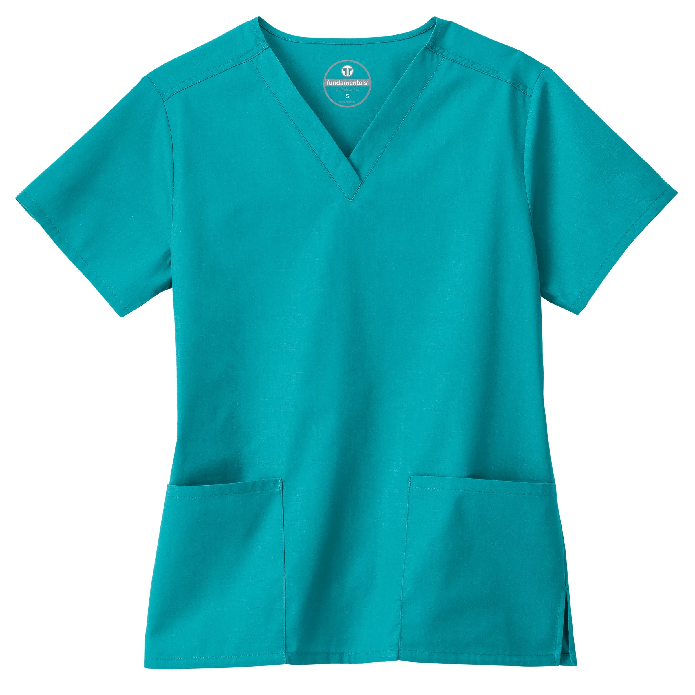 FUNDAMENTALS LADIES TWO POCKET V-NECK TOP 15