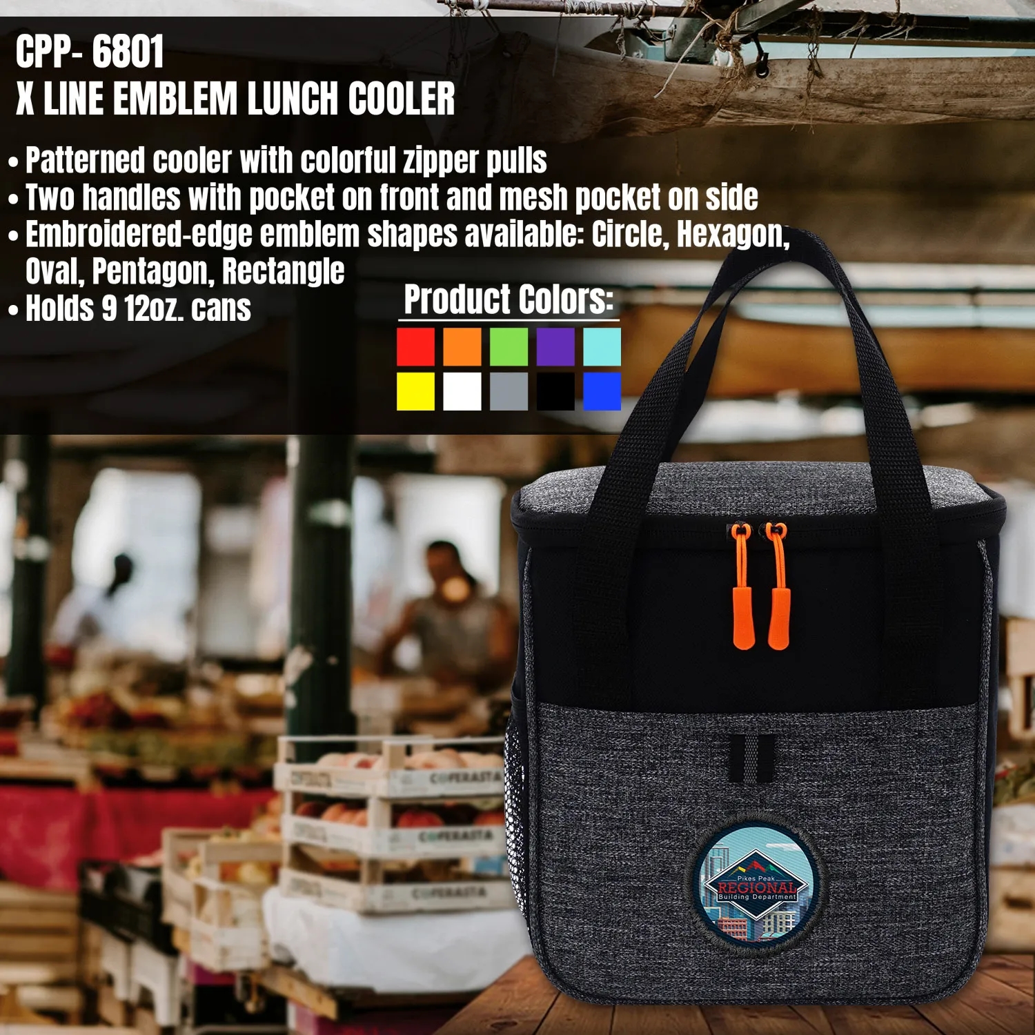 X LINE EMBLEM LUNCH COOLER 19