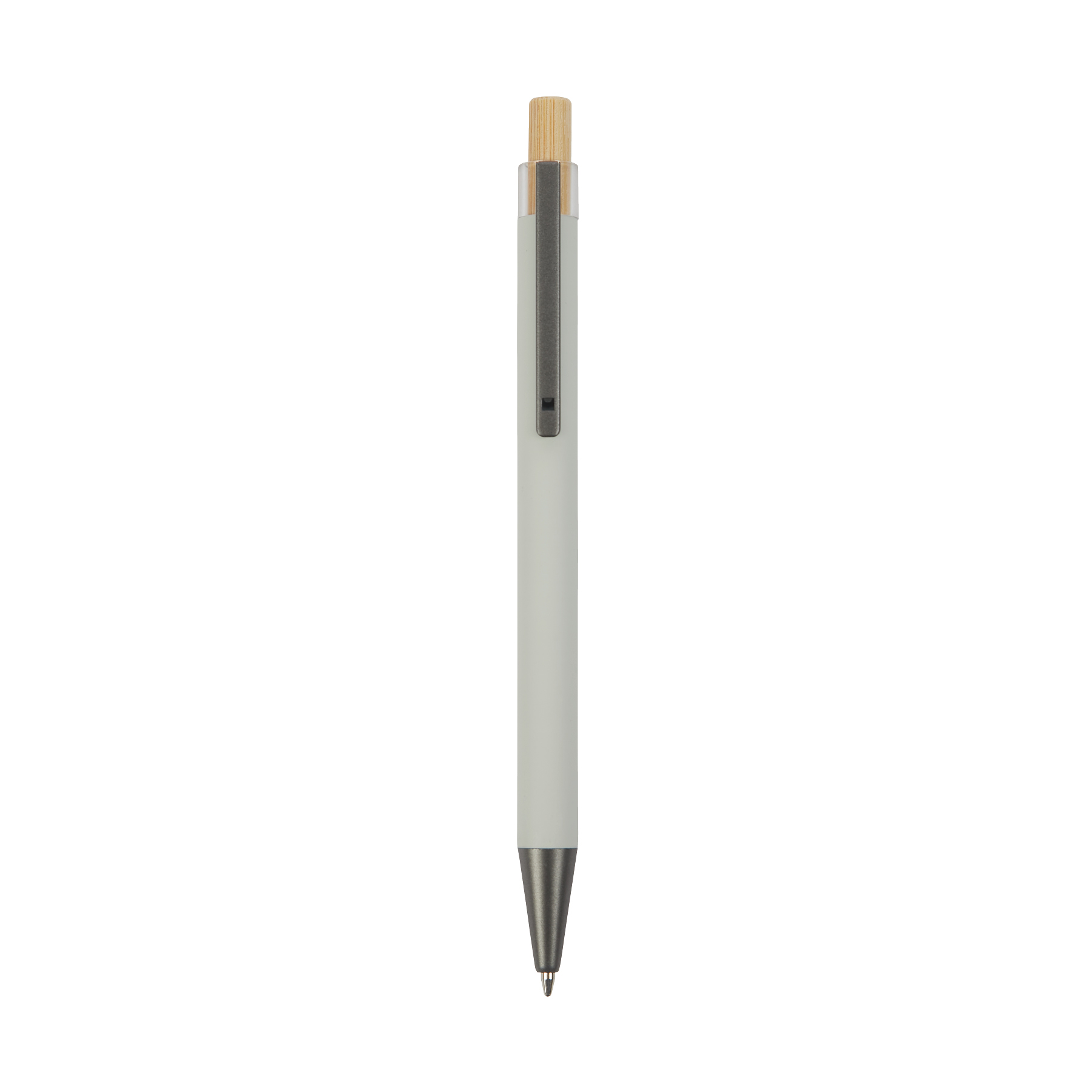 Arundi Recycled Aluminum Pen With Bamboo Plunger 14