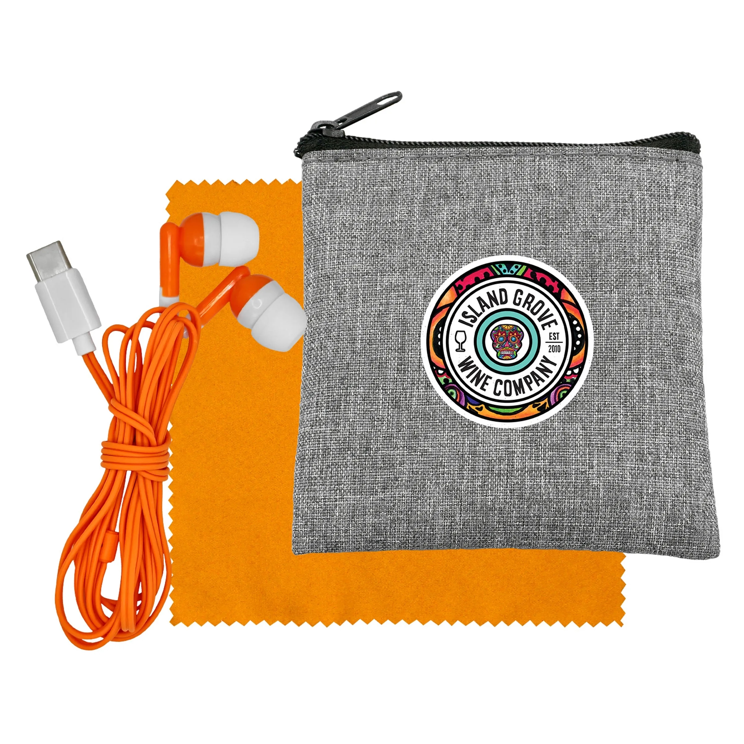 Recycled Cloth & Colorful Type C Ear Buds 17