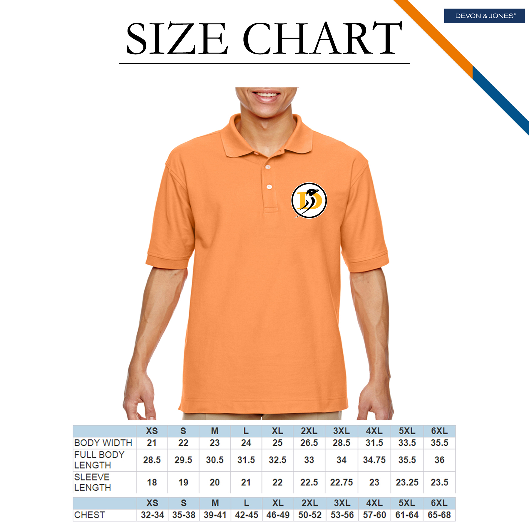 Devon & Jones® Men's Short-Sleeve Polo Shirts 9