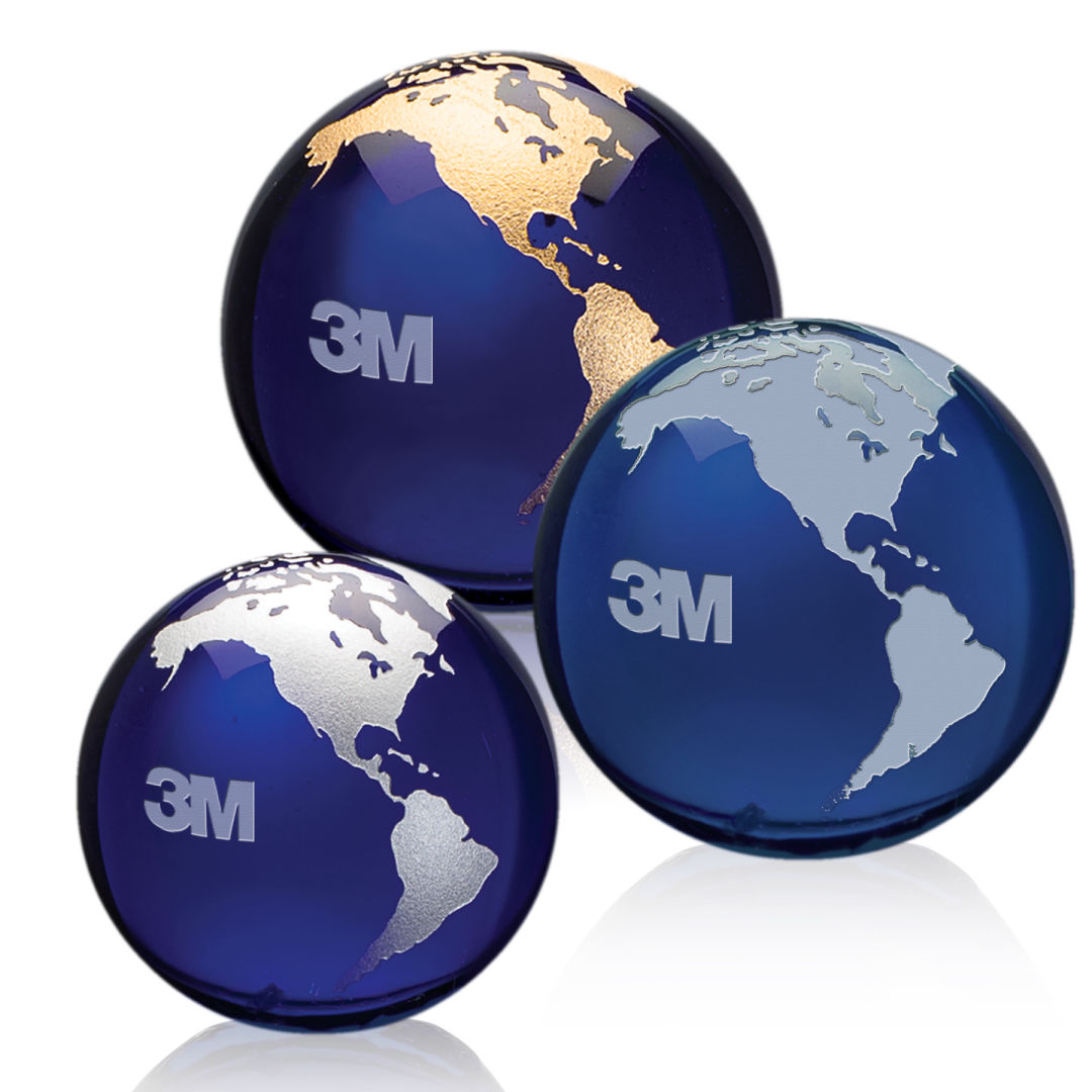 Globe Paperweight - Blue 8