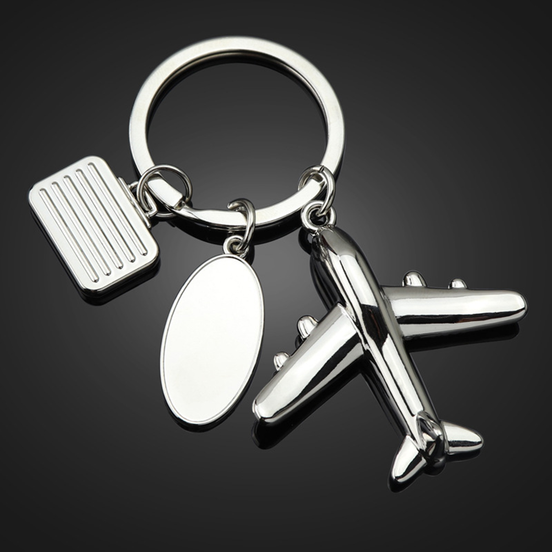 Plane Keychain Airplane Keyring 2