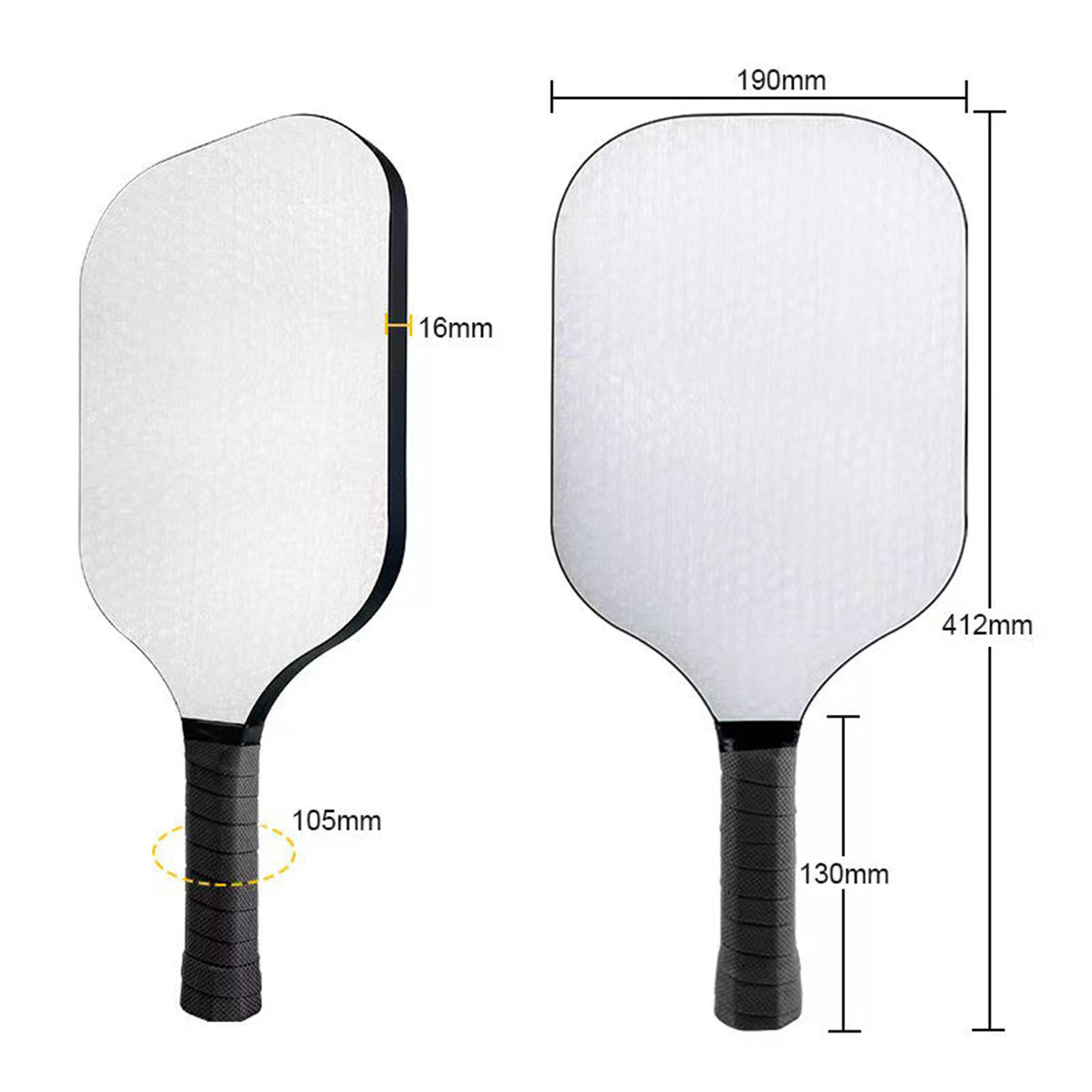 Custom Fiberglass PickleBall Racket 2