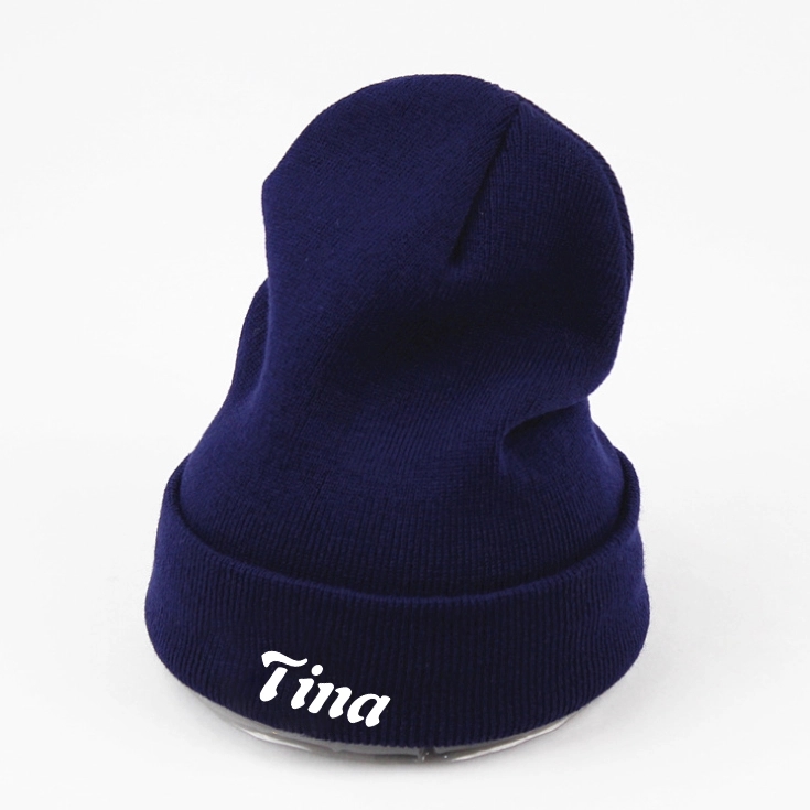 Winter Knit Beanie w/Patch 8