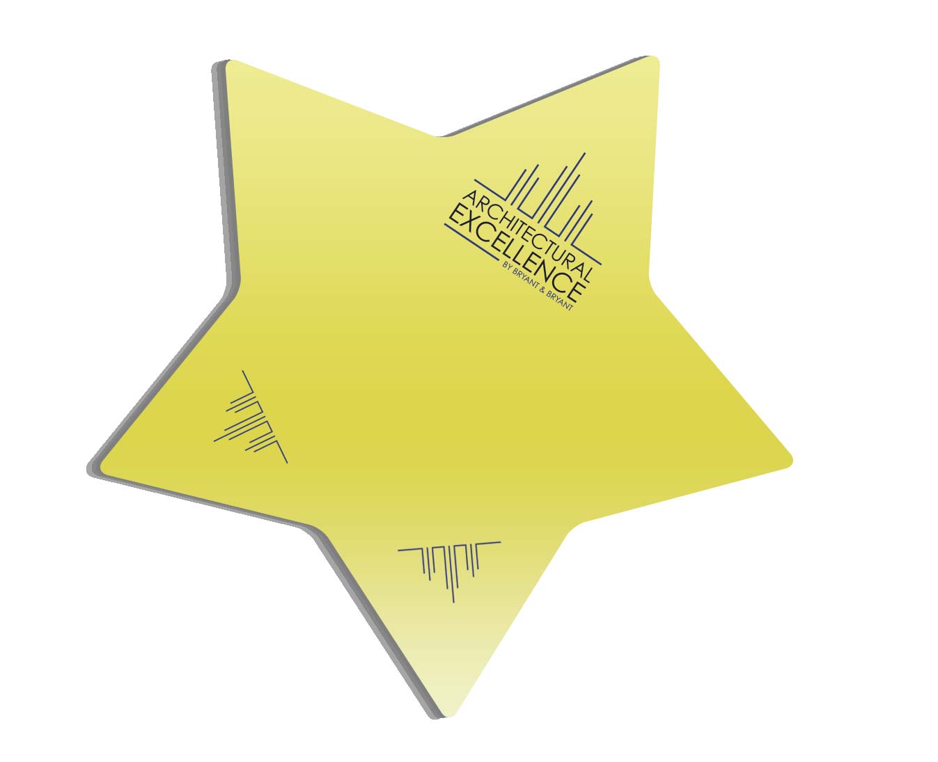 Souvenir® Sticky Note™ 3" x 3" Die Cut Pad, 25 sheet 3