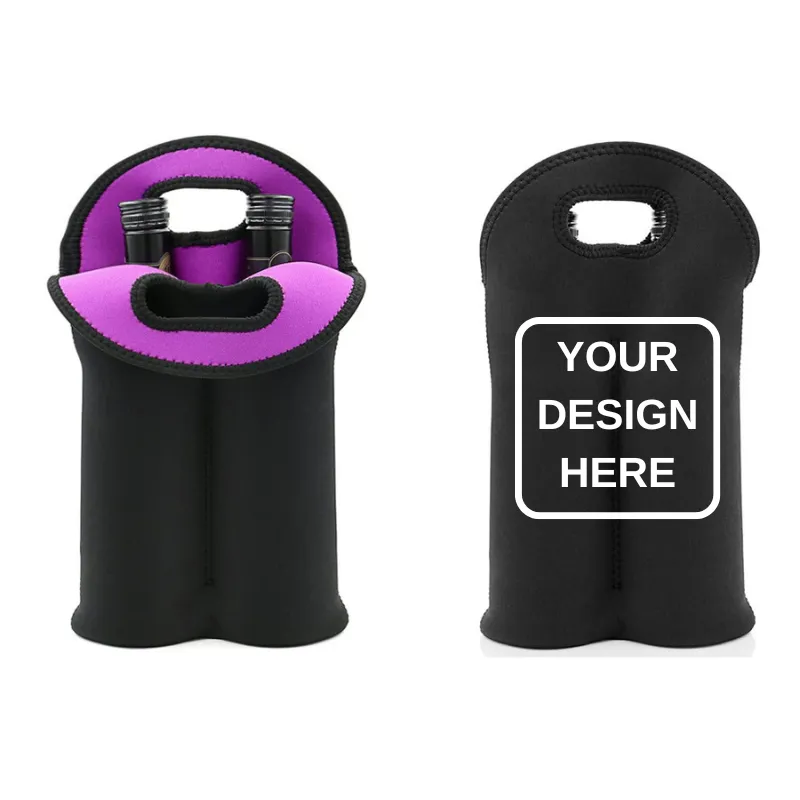 Neoprene Wine Bottle Tote 7