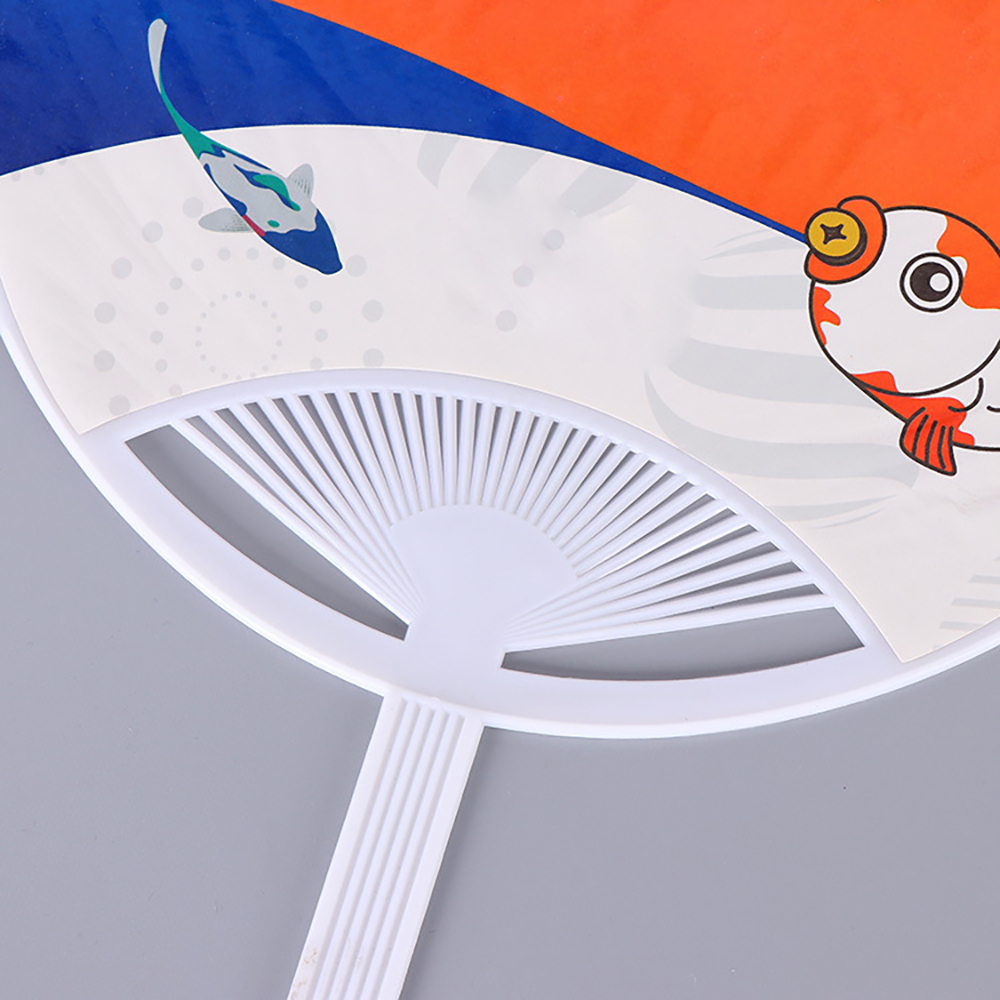 Round advertising hand fan 2
