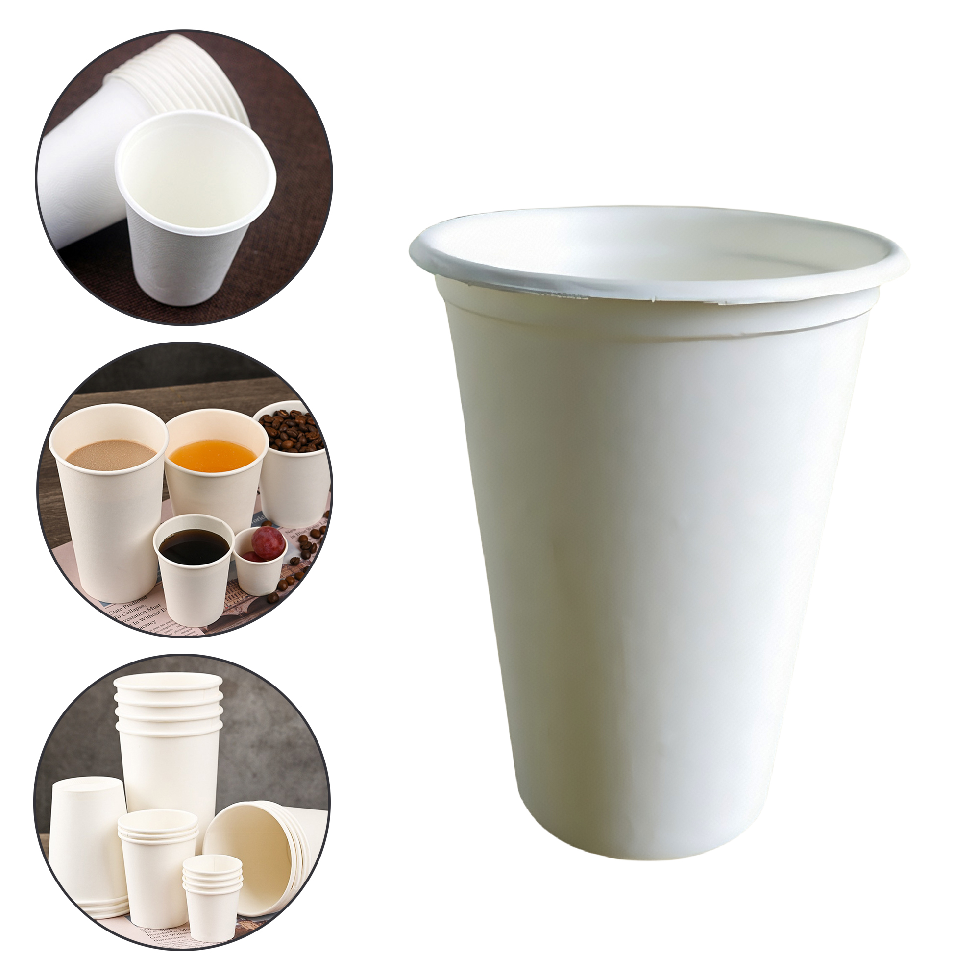 16oz Disposable Biodegradable Paper Cups 3