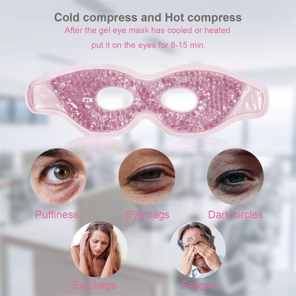 Ice Beads Gel Cooling Eye Mask 5