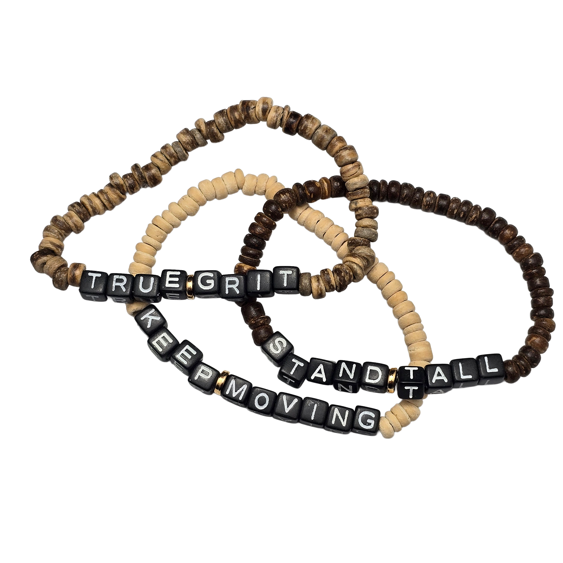 Coconut Shell Wood Friendship Bracelet 12