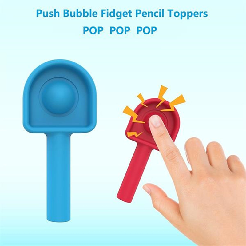 Stress Relief Sensory Toy Fidget Pencil Pack Push Bubble 2
