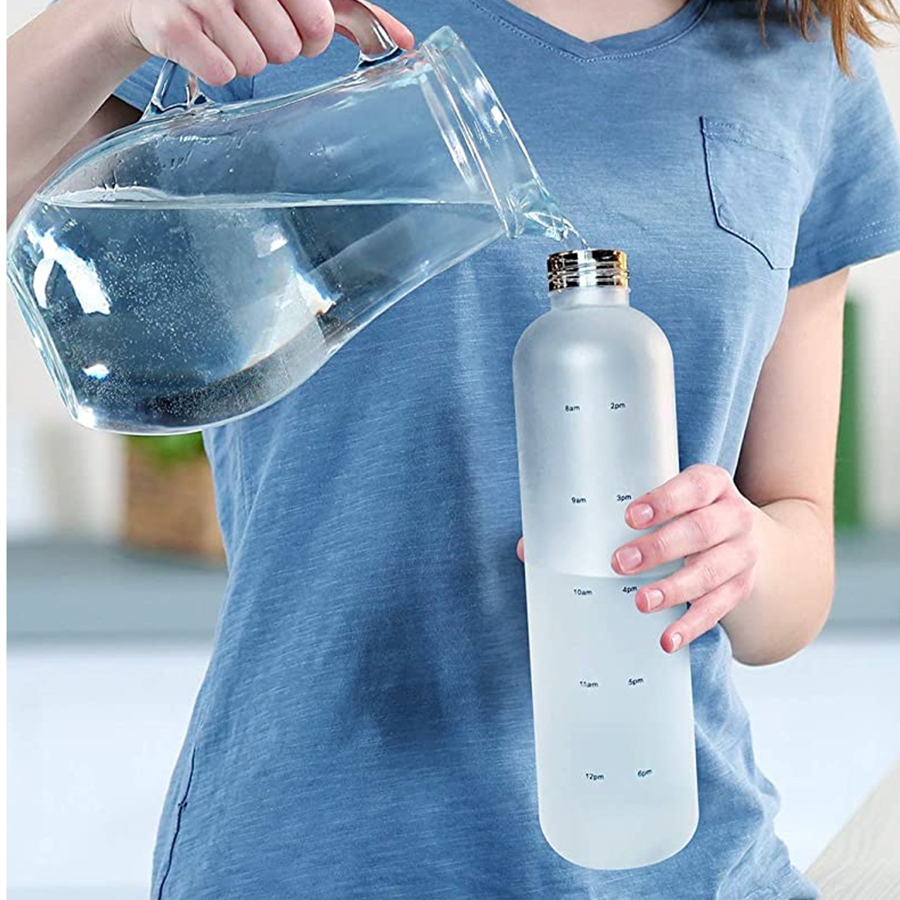 34 Oz Reusable Plastic Water Bottle 4