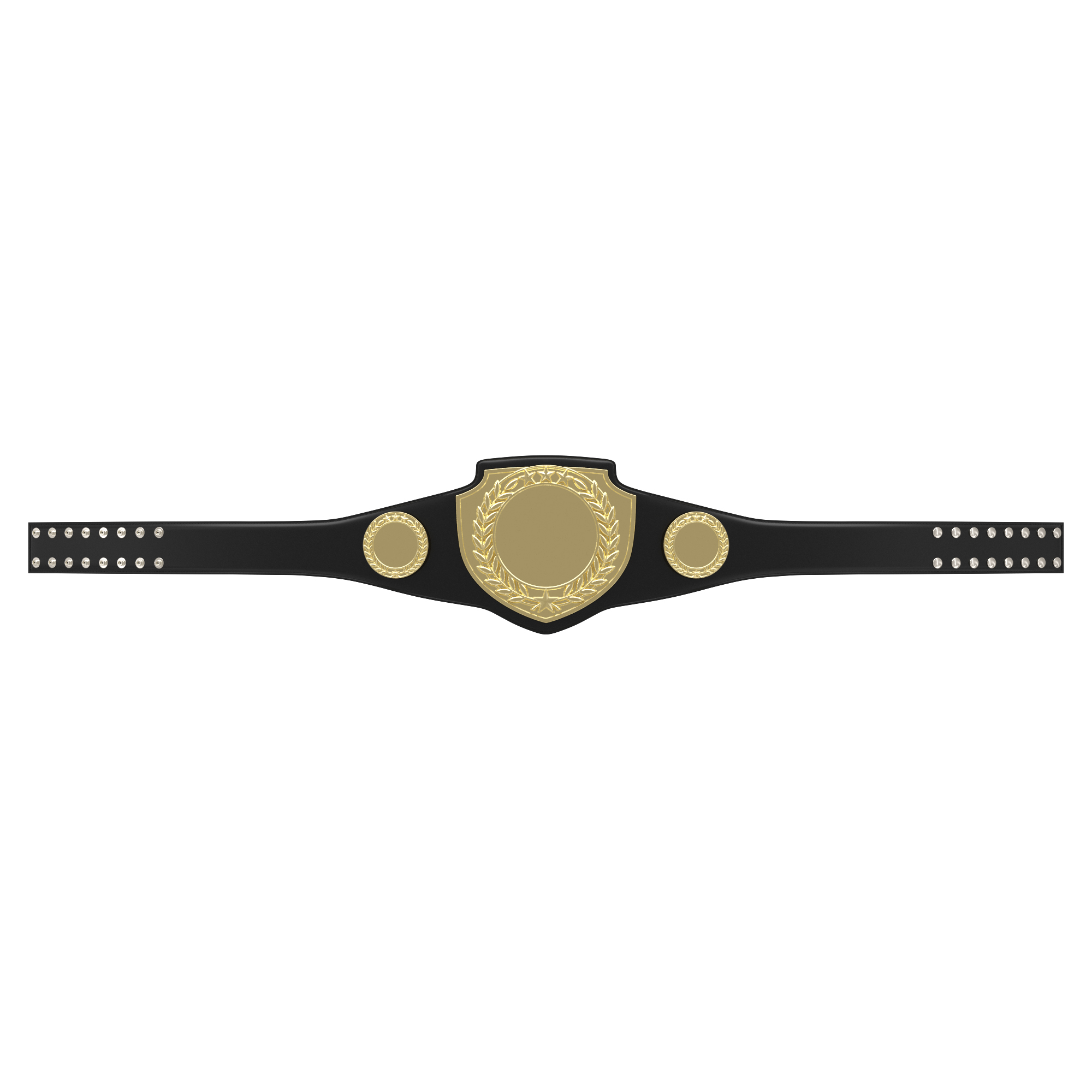 Express Vibraprint® Bright Champion Award Shield Belt 1