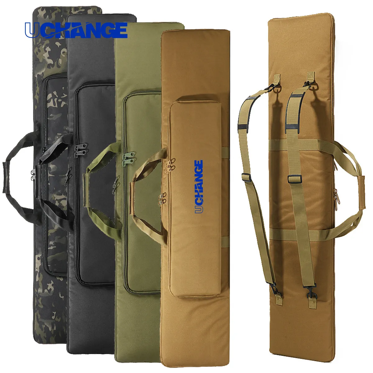 Padded Rifle Soft Case With Backpack Straps 5