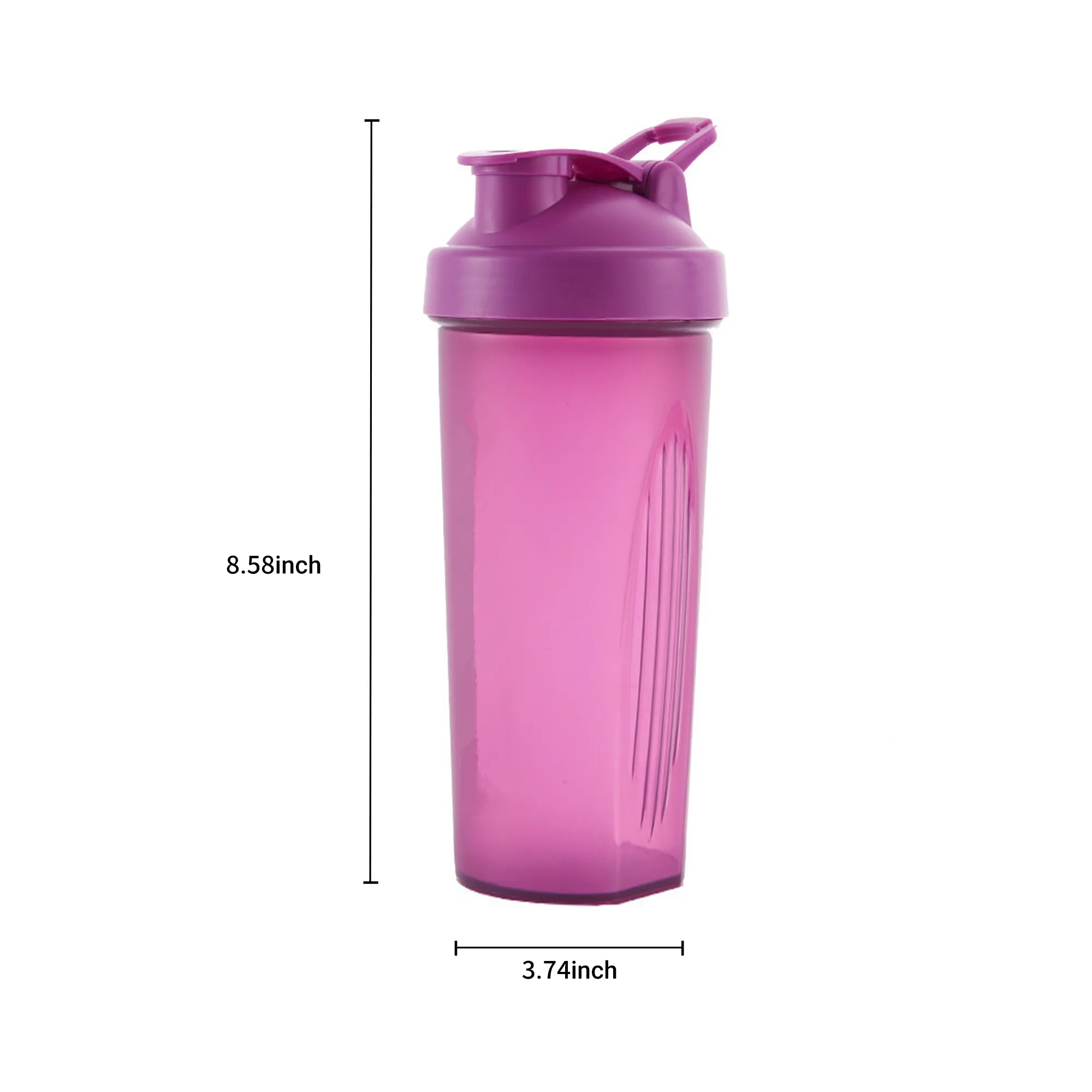 20 oz PC Fitness Shaker with Detachable Body 6