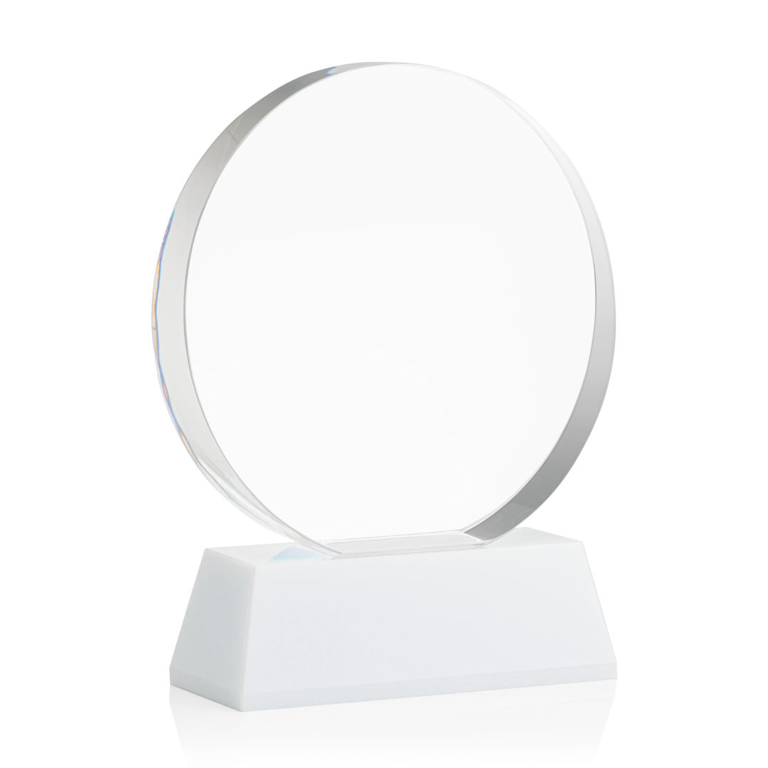 Glenwood Vividprint™ Award on Base - White 4