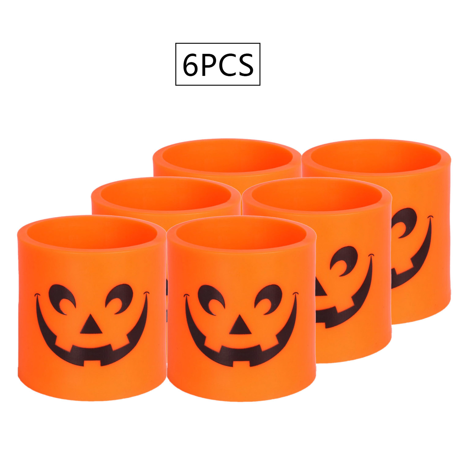 Halloween Ornaments Led Candle With Ghost Face 4