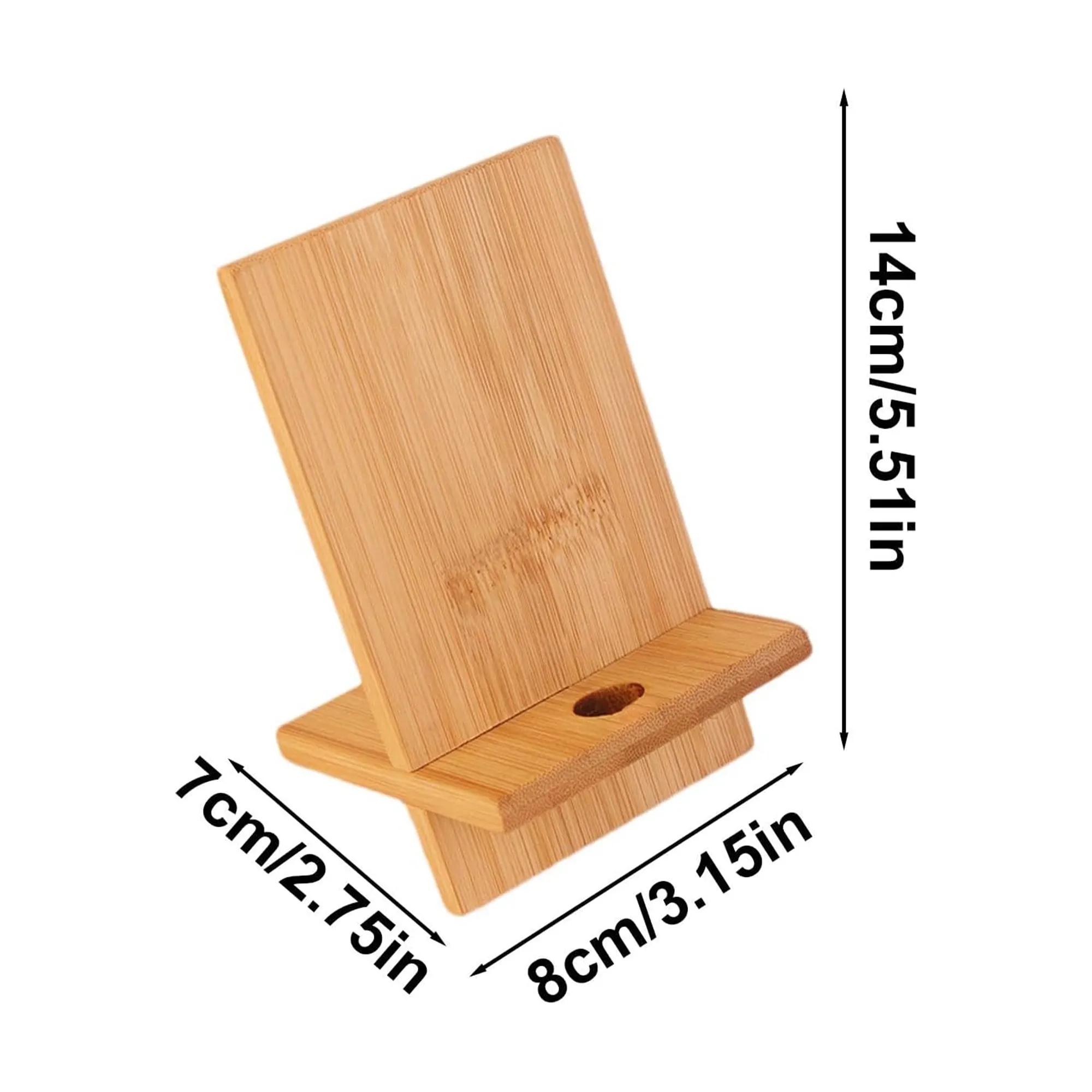 Creative Bamboo Phone Stand 3
