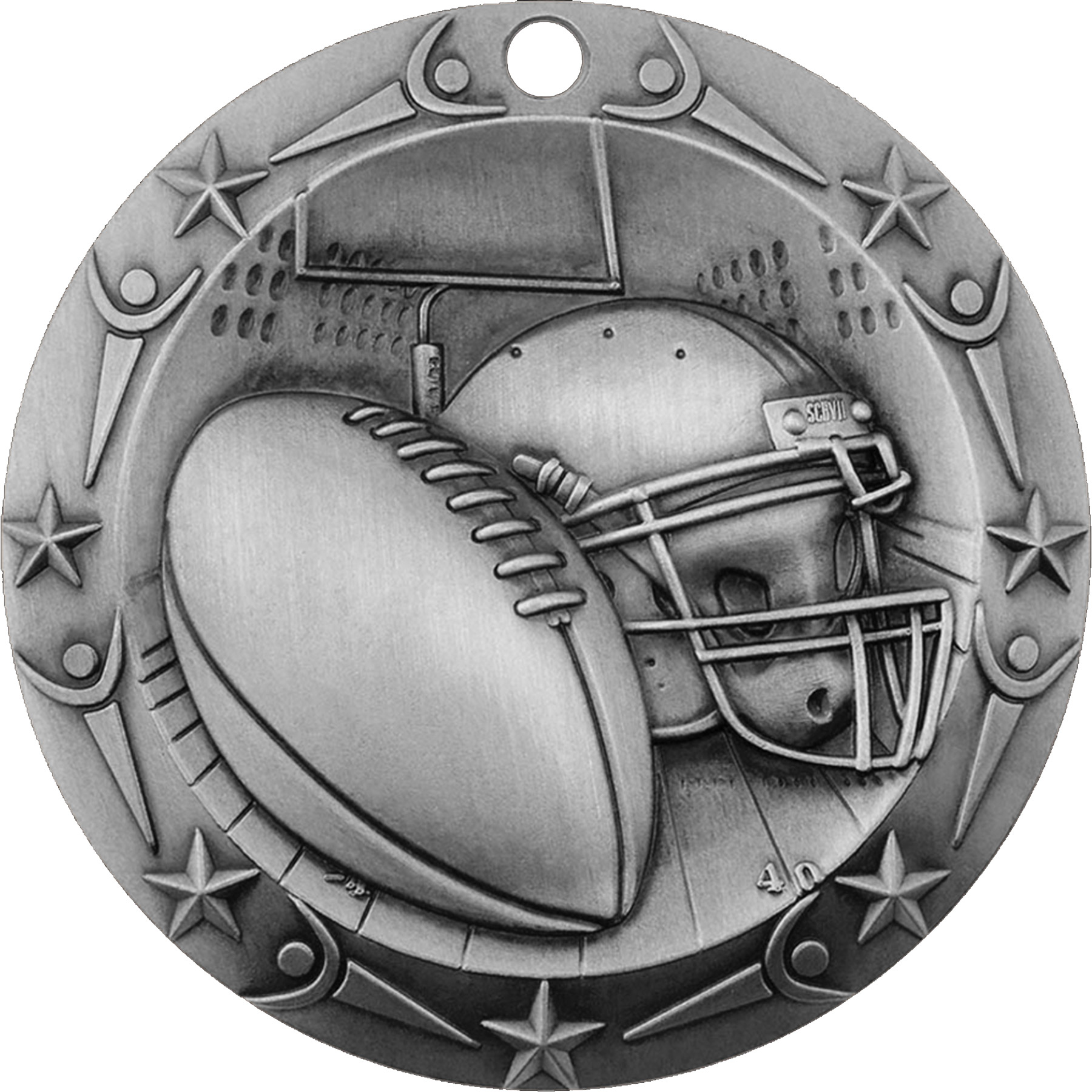 Stock World Class Sports & Academic Medals: Football 4