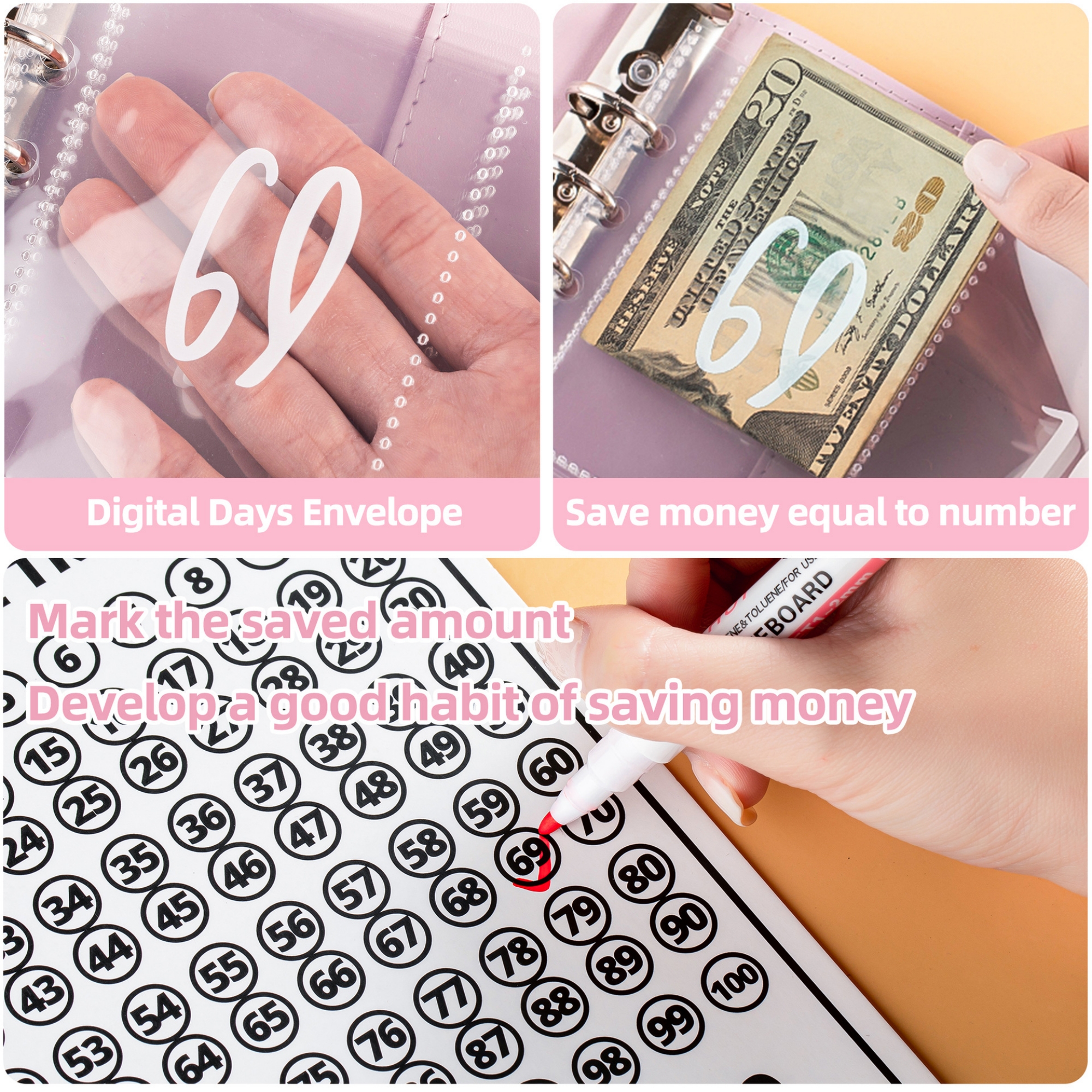 100 Envelope Saving Challenge 5