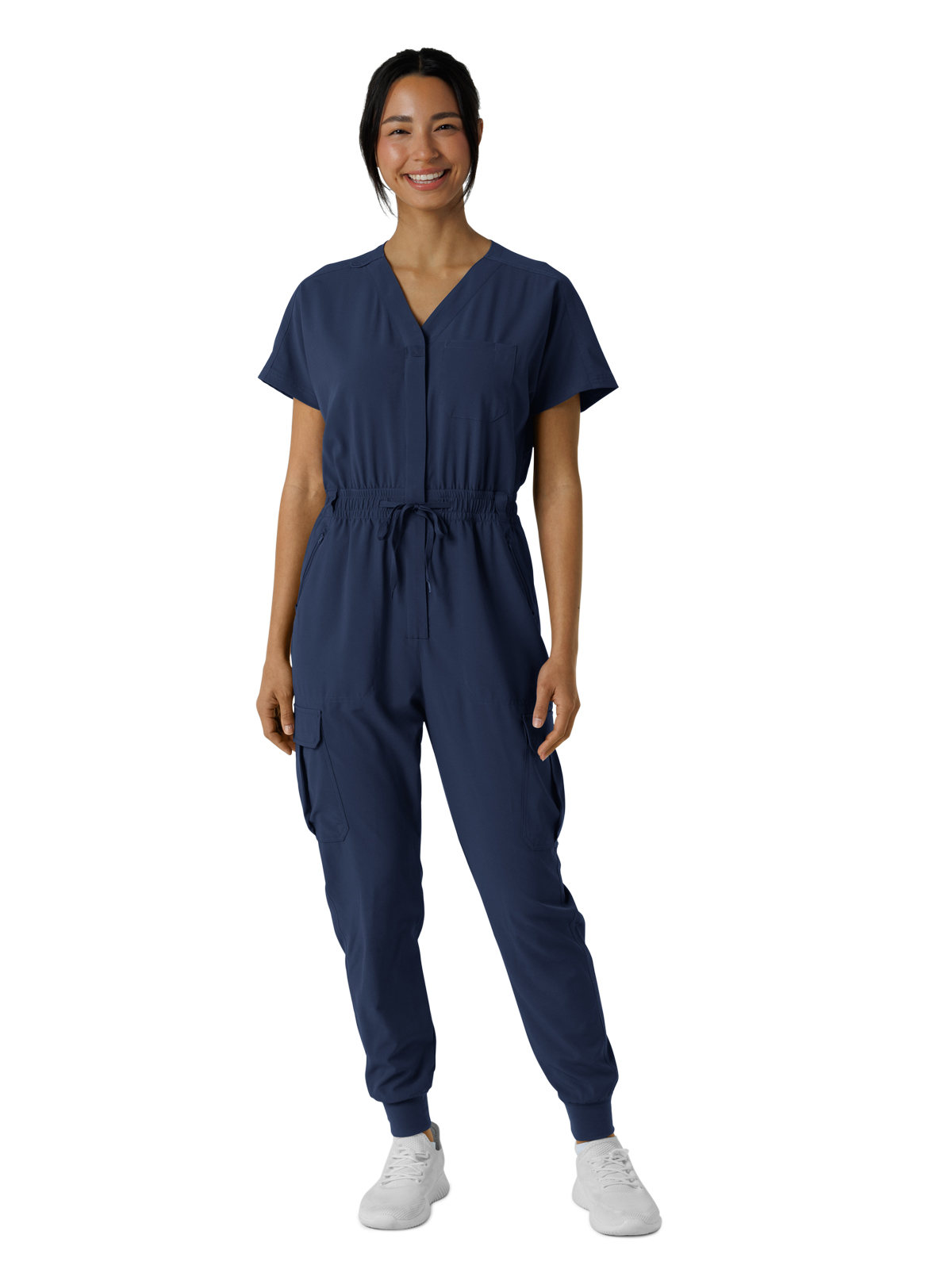 Wink - Renew - Women's Seven-Pocket Cargo Jogger Jumpsuit 1